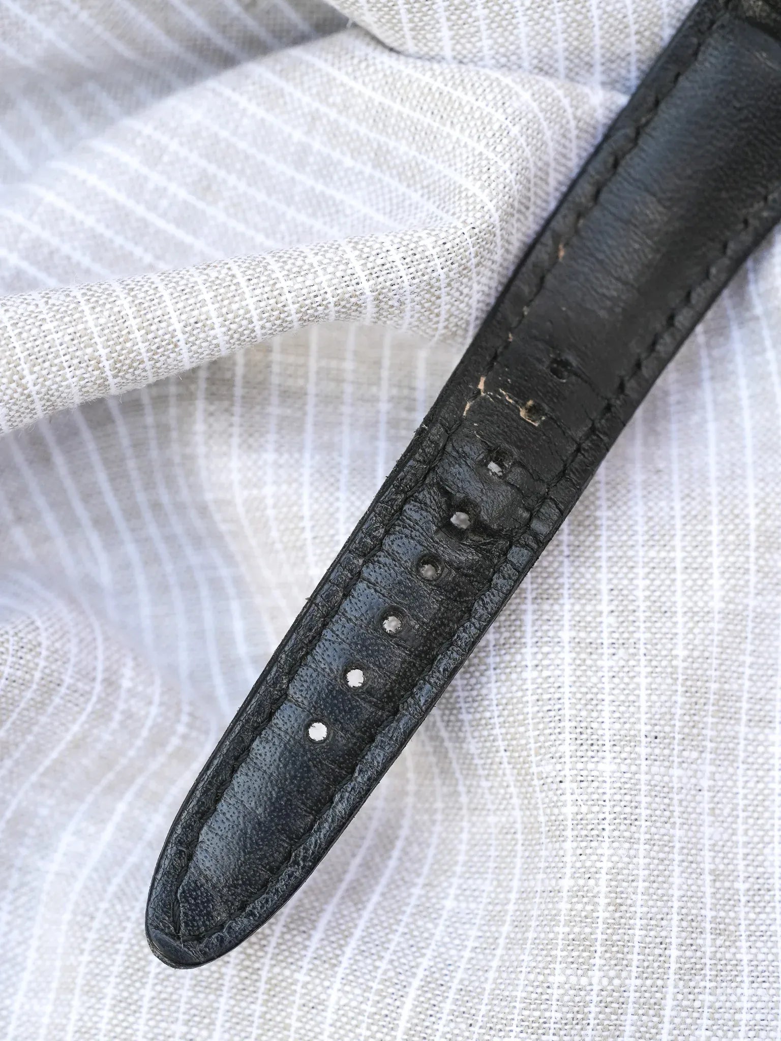 Seiko - Acier Phase de Lune Chronographe noir - 1991 - Atelier Victor - Vintage Shop