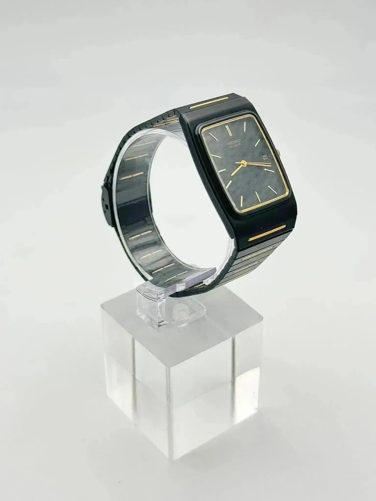 Seiko - Acier PVD Noir & Or Date - 1994 - Atelier Victor