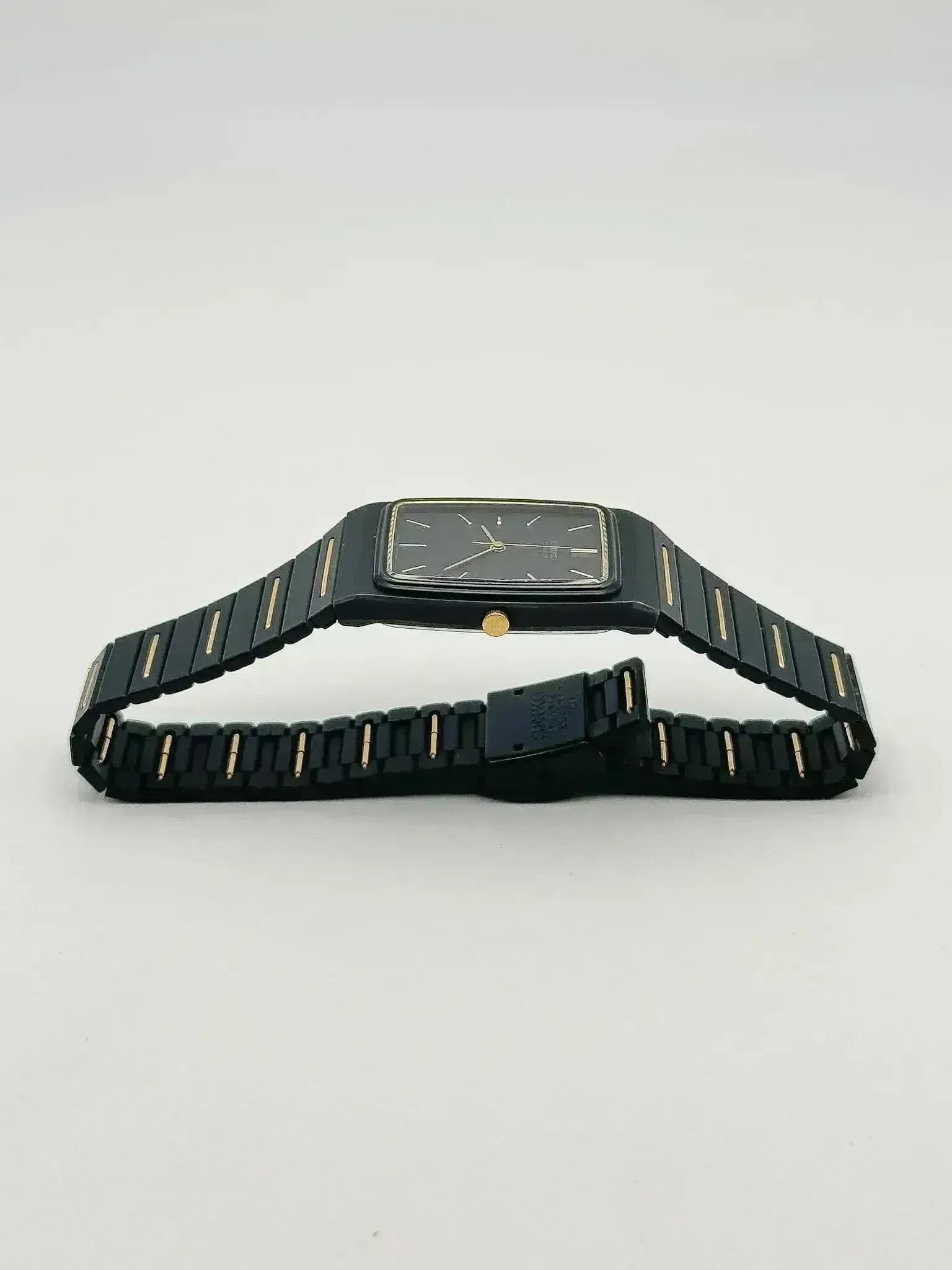 Seiko - Acier PVD Noir & Or Date - 1994 - Atelier Victor