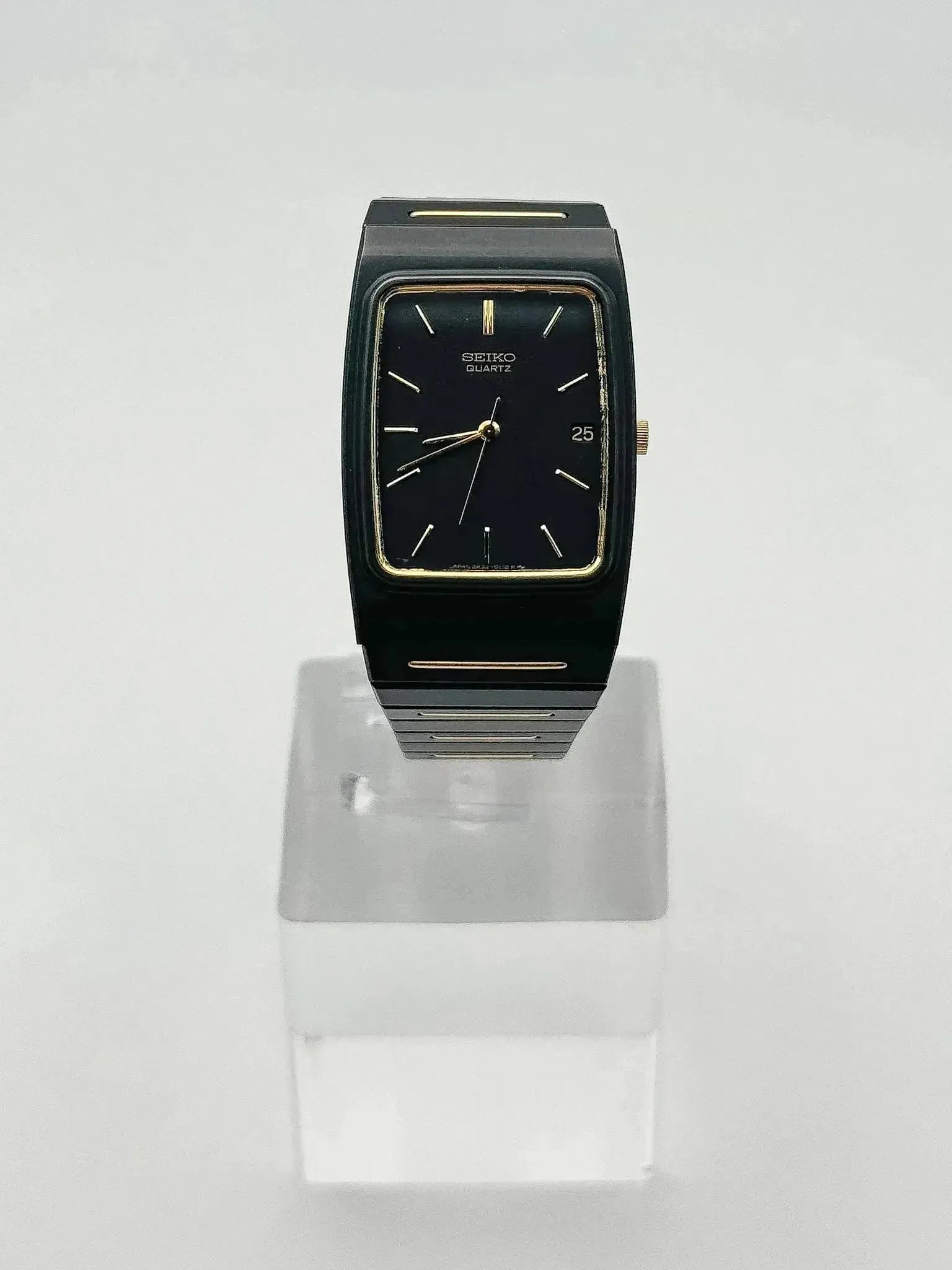 Seiko - Acier PVD Noir & Or Date - 1994 - Atelier Victor Paris - Vintage Watch Shop Dubai