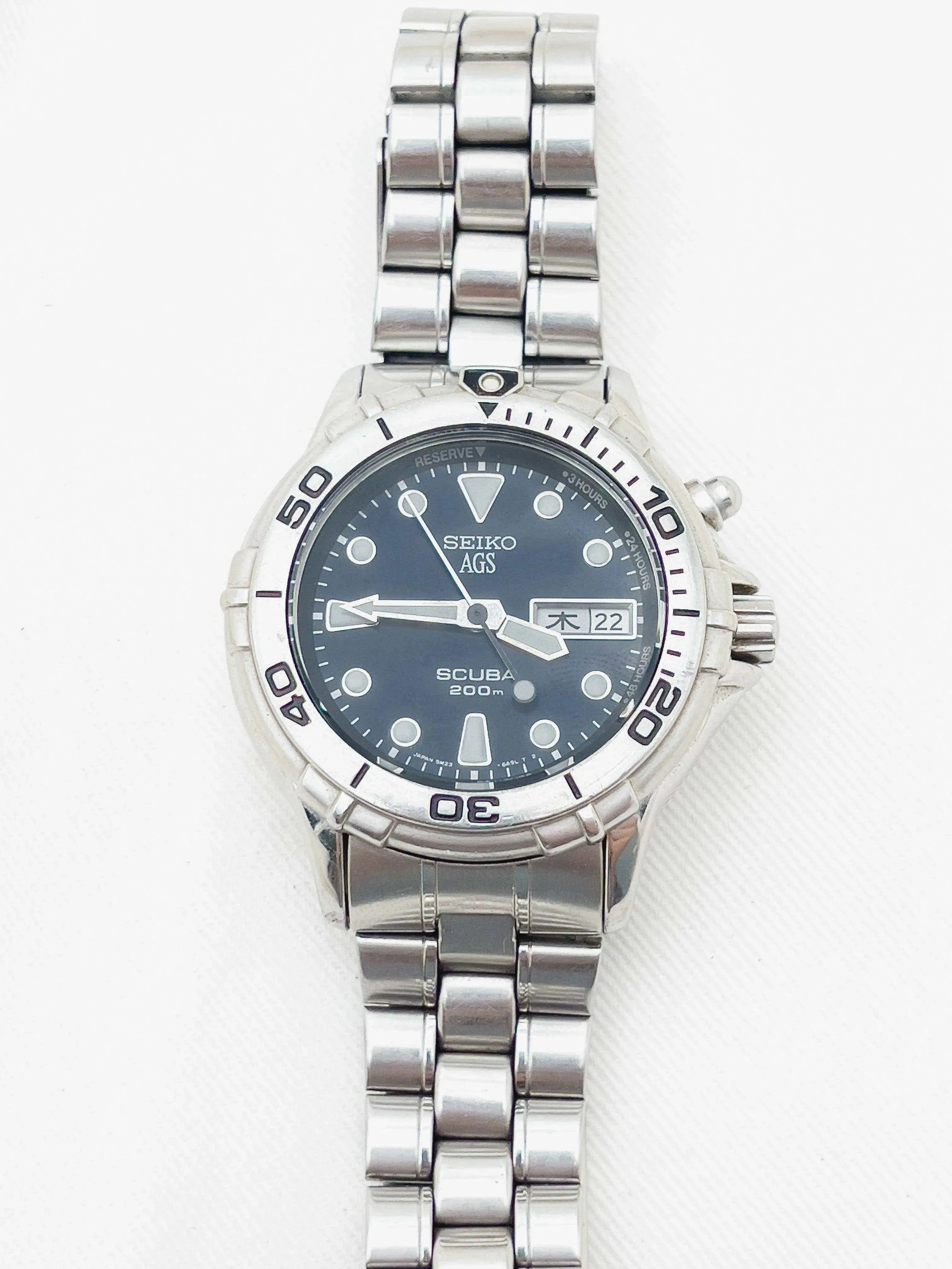 Seiko - AGS Scuba 200m Acier - 1993 - Atelier Victor