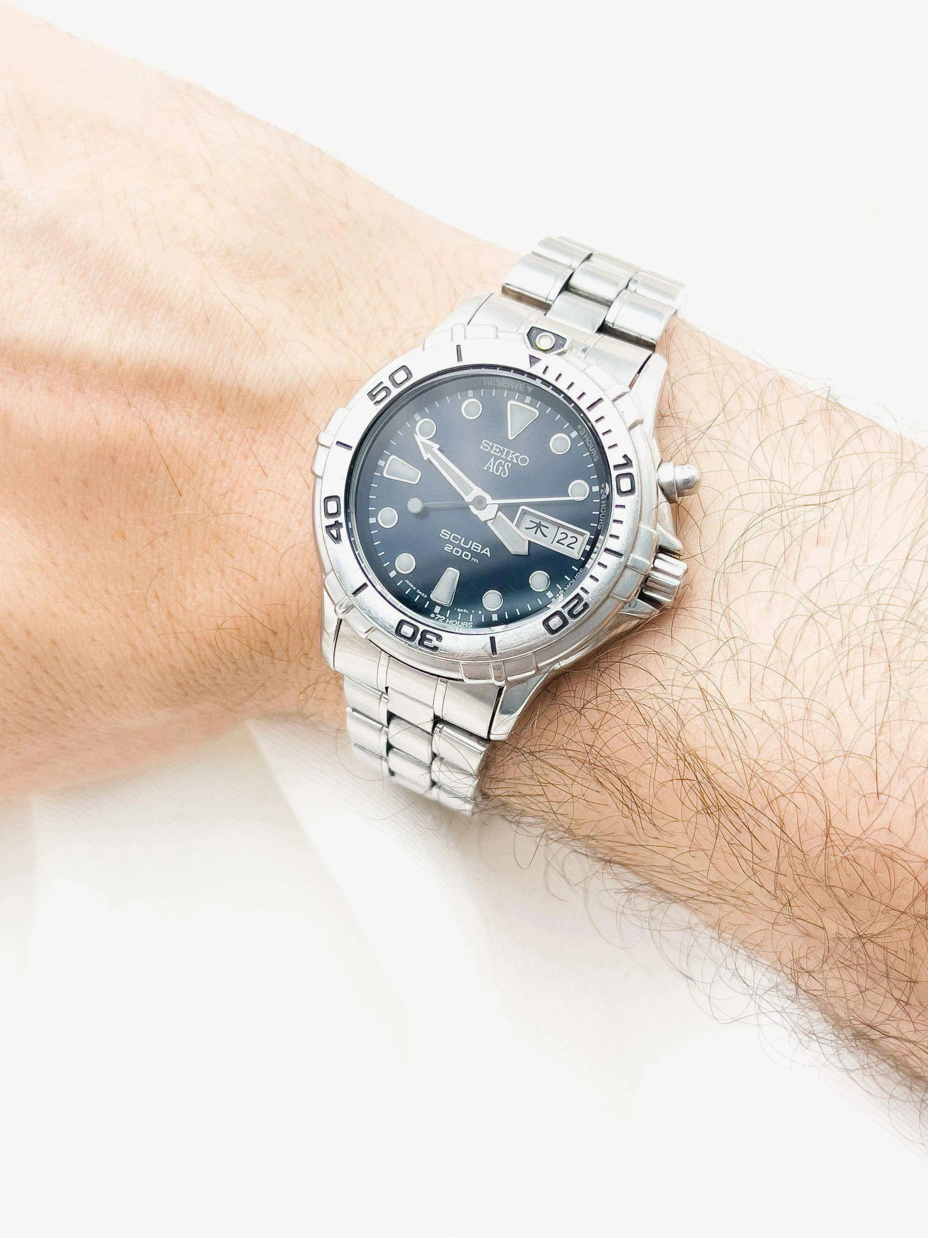 Seiko - AGS Scuba 200m Acier - 1993 - Atelier Victor