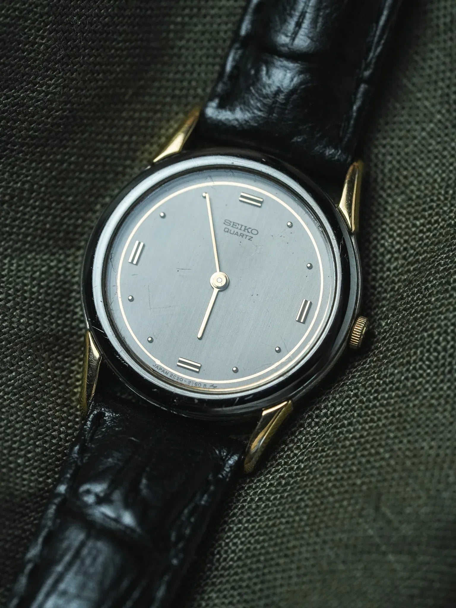 Seiko - Anthracite Conres Or Cadran Gris Femme - 1995 - Atelier Victor
