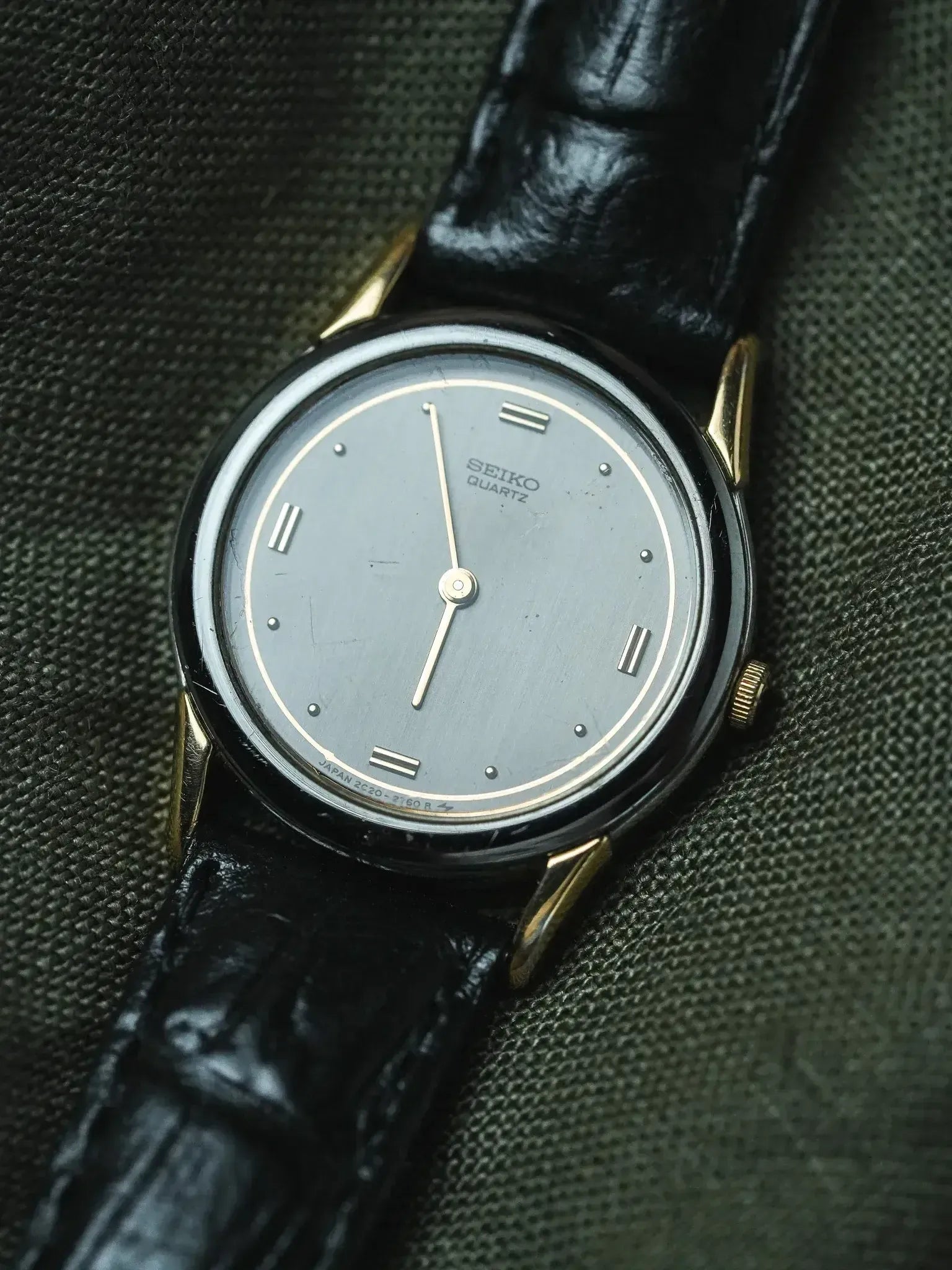 Seiko - Anthracite Conres Or Cadran Gris Femme - 1995 - Atelier Victor