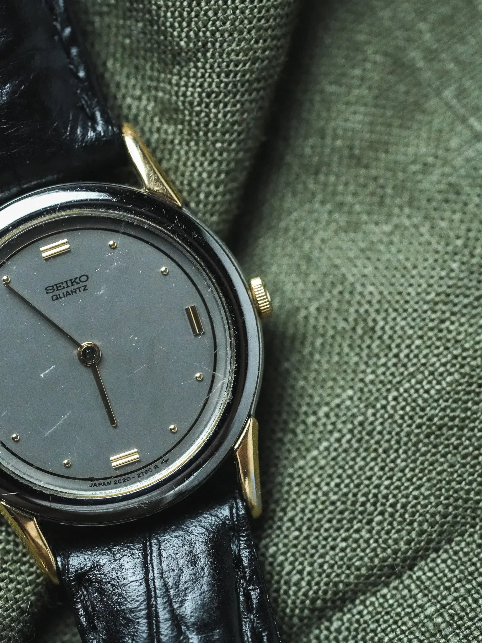 Seiko - Anthracite Conres Or Cadran Gris Femme - 1995 - Atelier Victor