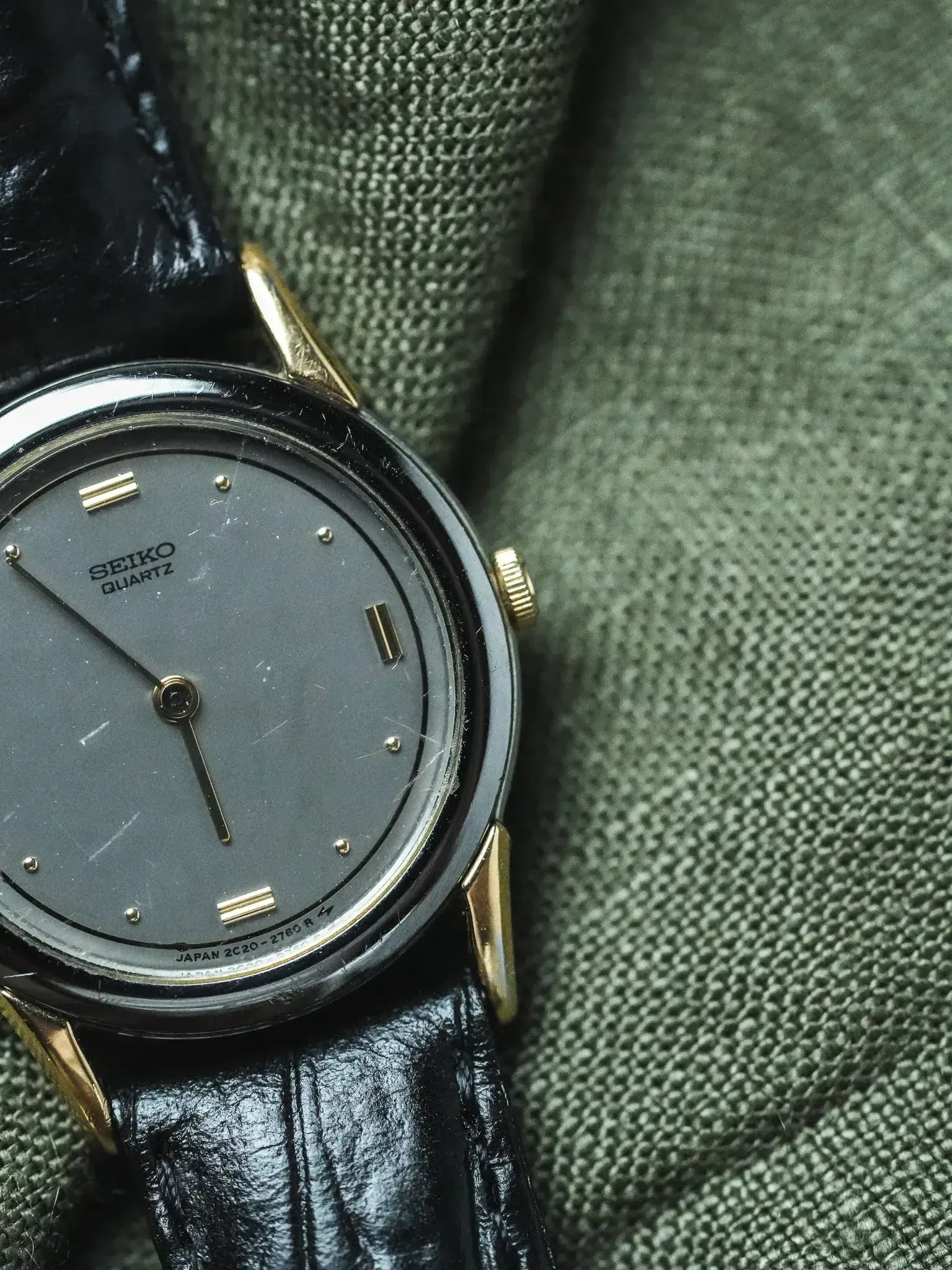 Seiko - Anthracite Conres Or Cadran Gris Femme - 1995 - Atelier Victor