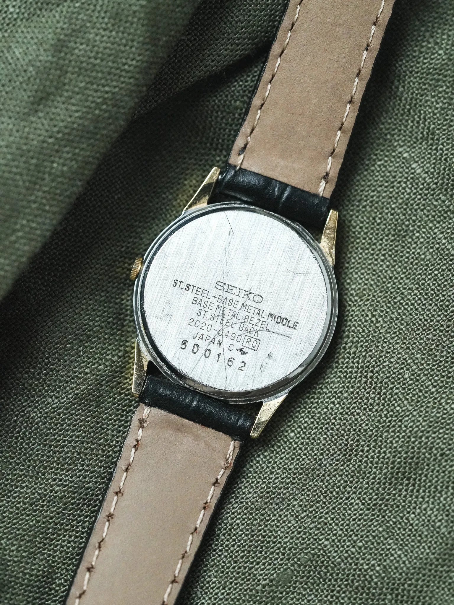 Seiko - Anthracite Conres Or Cadran Gris Femme - 1995 - Atelier Victor