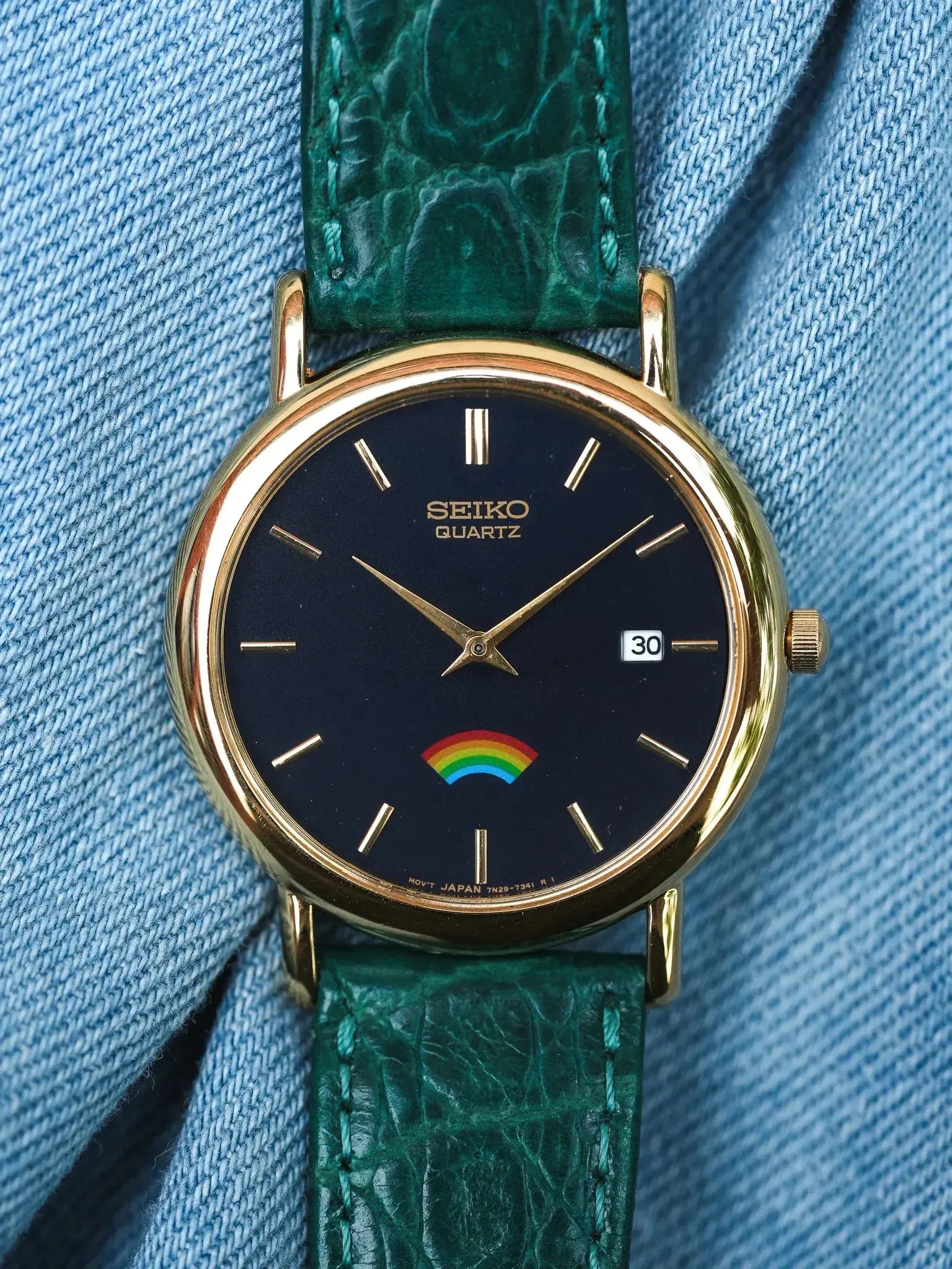 Seiko - Arc en Ciel Cadran noir - NOS - 2002 - Atelier Victor