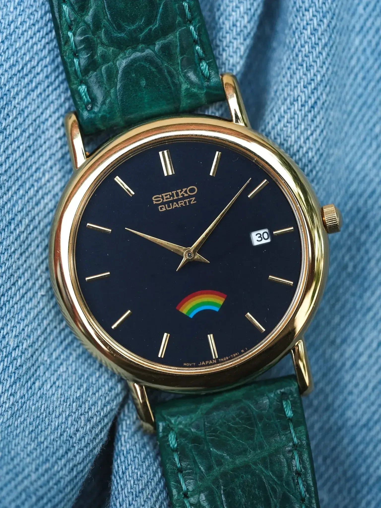 Seiko - Arc en Ciel Cadran noir - NOS - 2002 - Atelier Victor