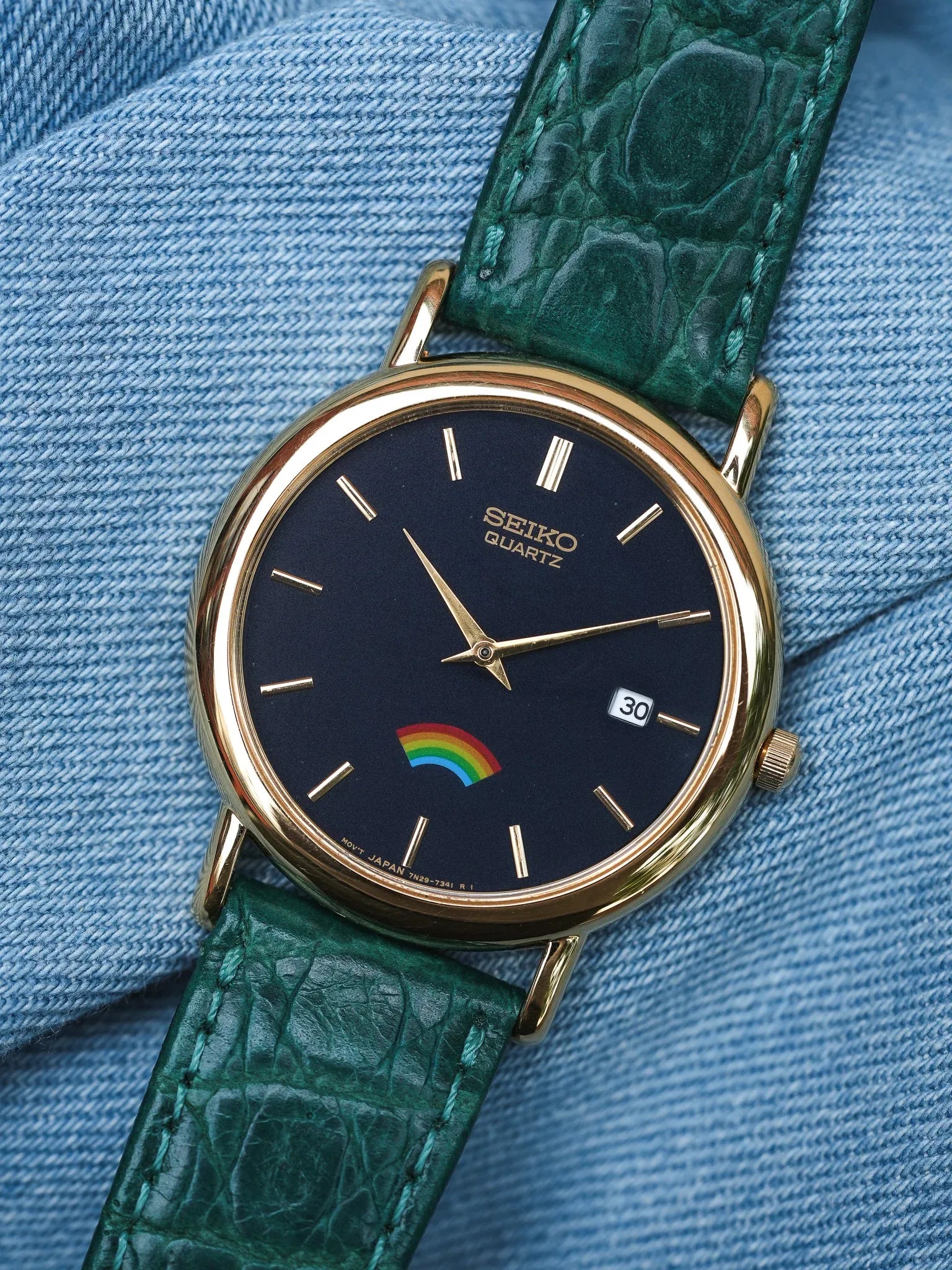 Seiko - Arc en Ciel Cadran noir - NOS - 2002 - Atelier Victor - Vintage Shop
