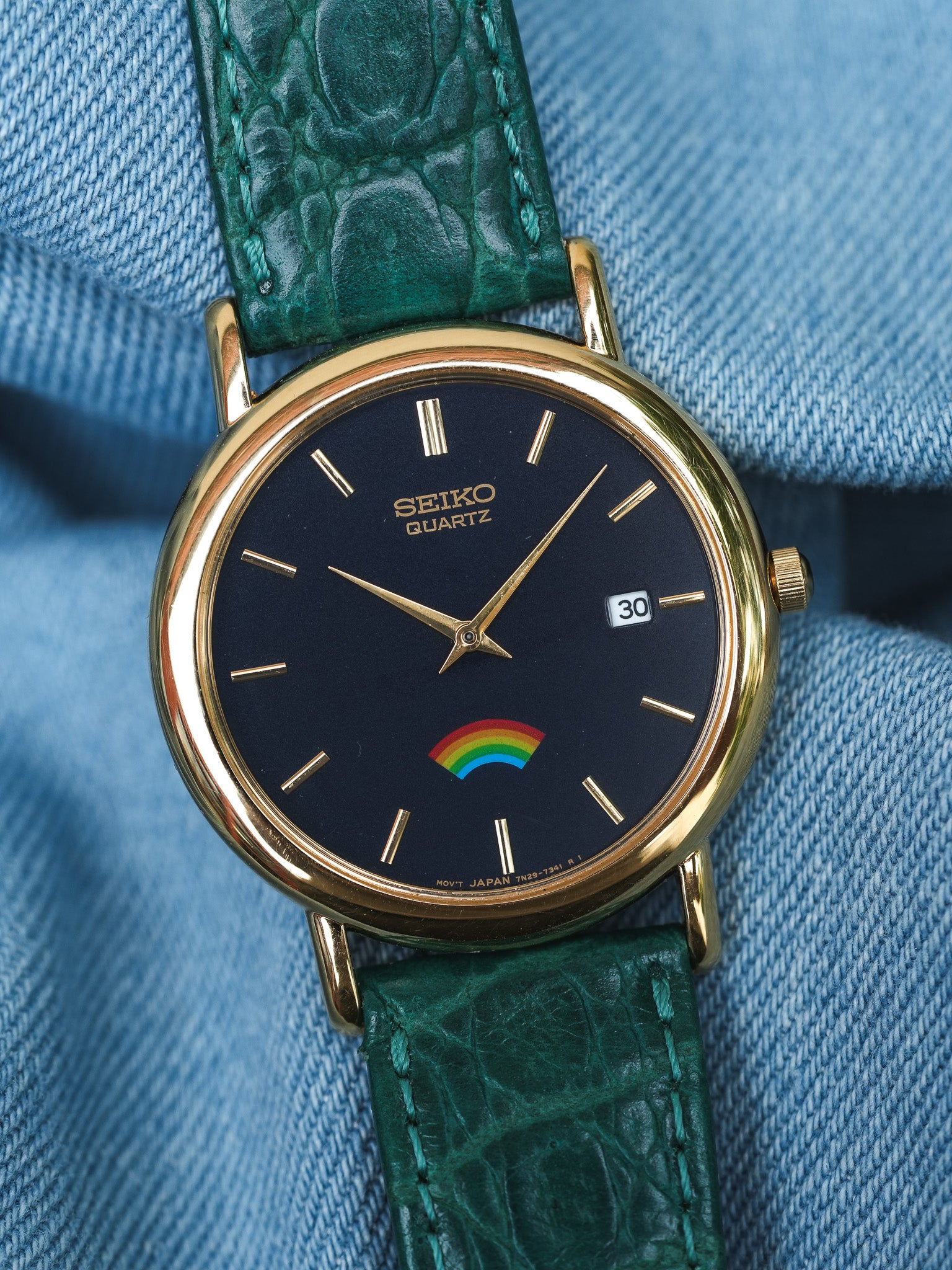 Seiko - Arc en Ciel Cadran noir - NOS - 2002 - Atelier Victor - Vintage Shop
