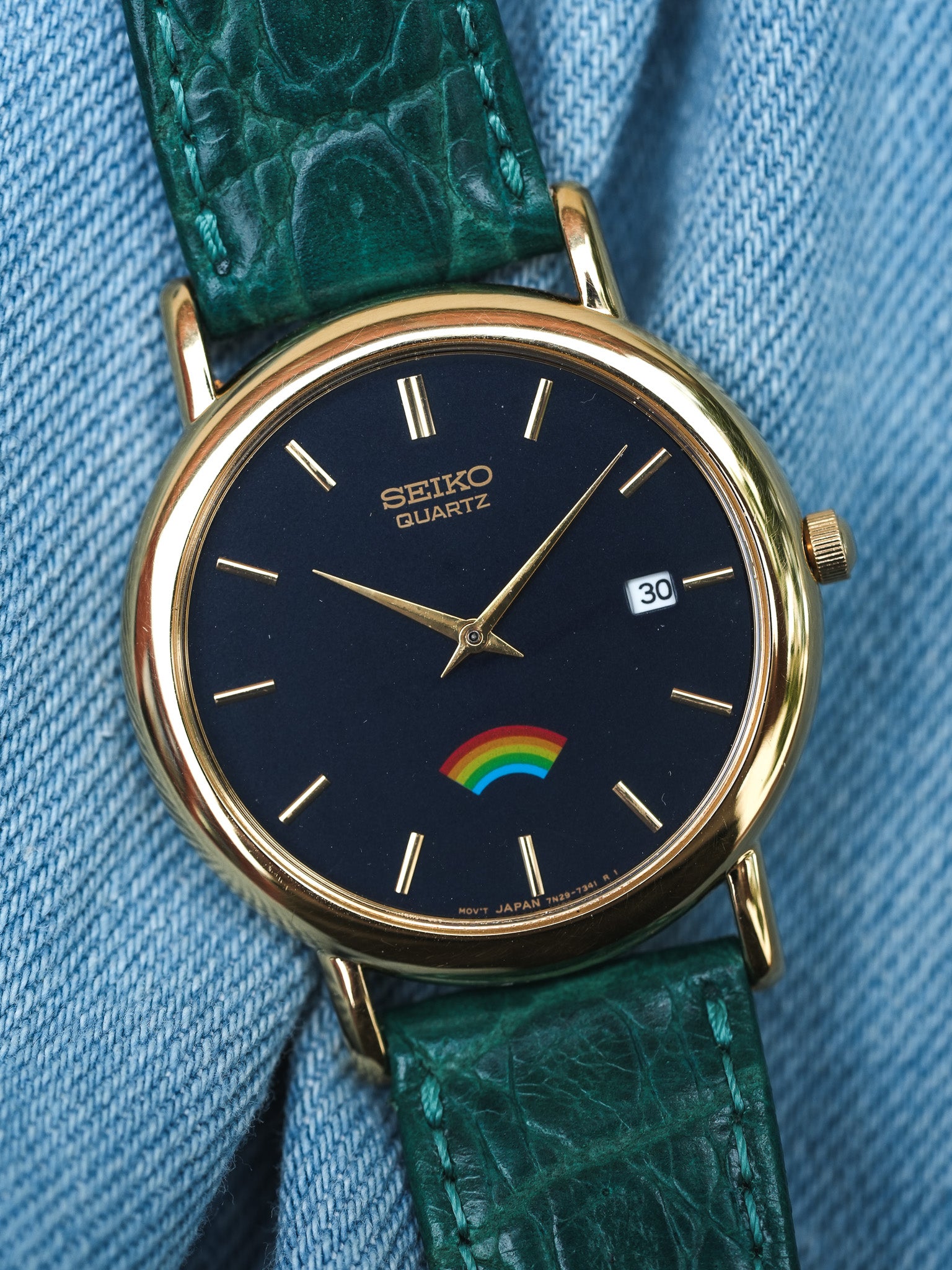 Seiko - Arc en Ciel Cadran noir - NOS - 2002 - Atelier Victor - Vintage Shop