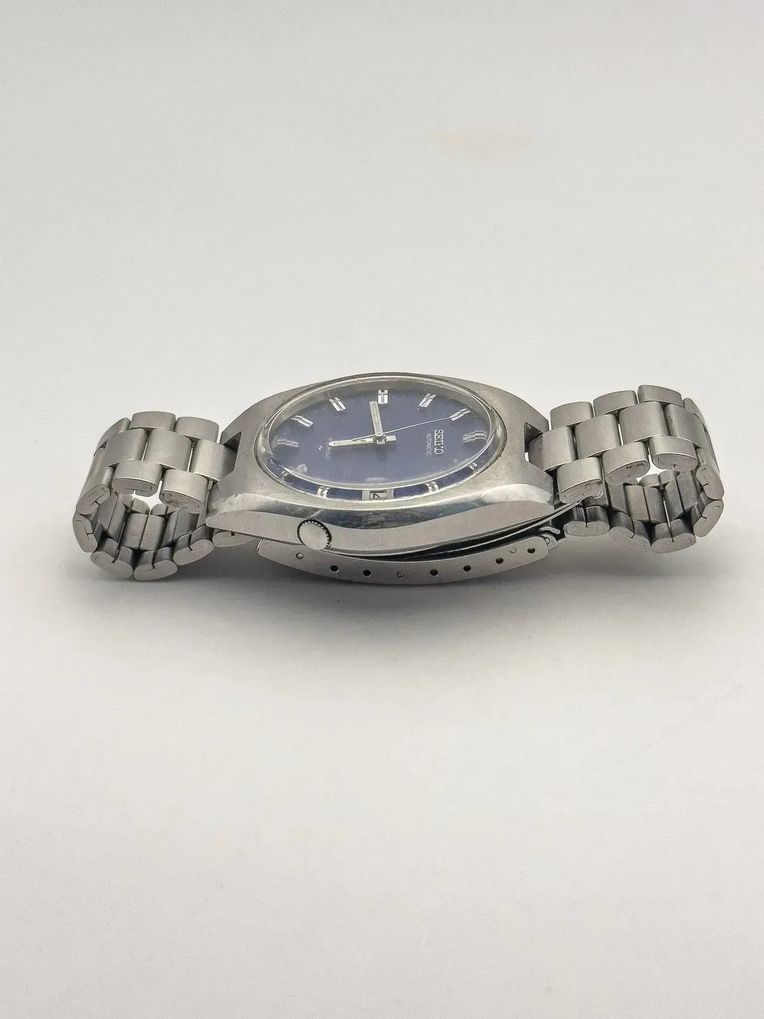 Seiko - Blue Tapisserie Acier Date - 1978 - Atelier Victor