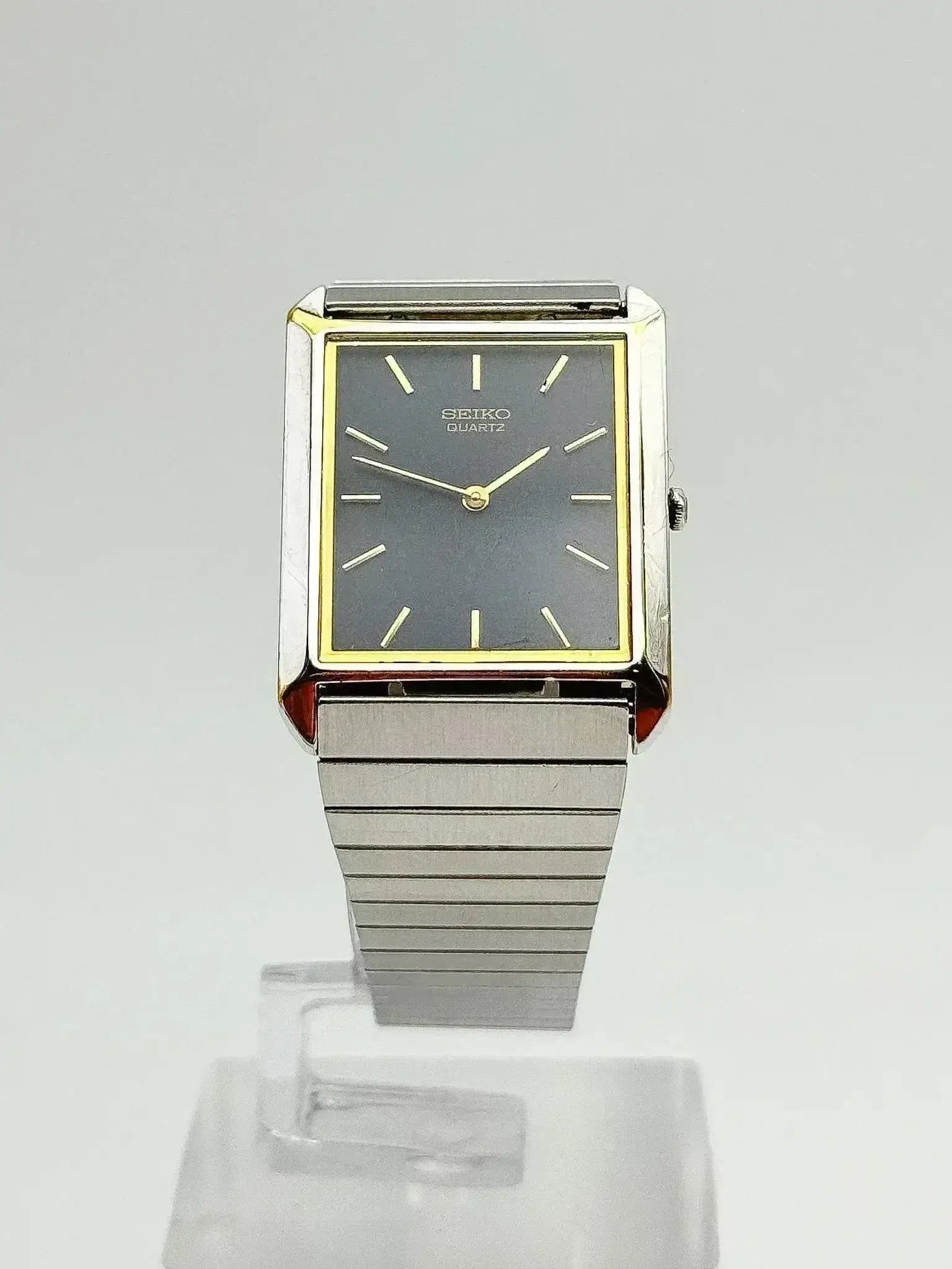 Seiko - Bracelet Acier Cadran noir - 1993 - Atelier Victor