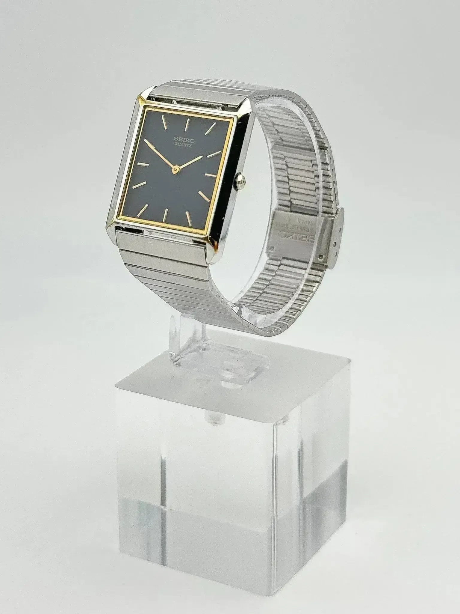 Seiko - Bracelet Acier Cadran noir - 1993 - Atelier Victor