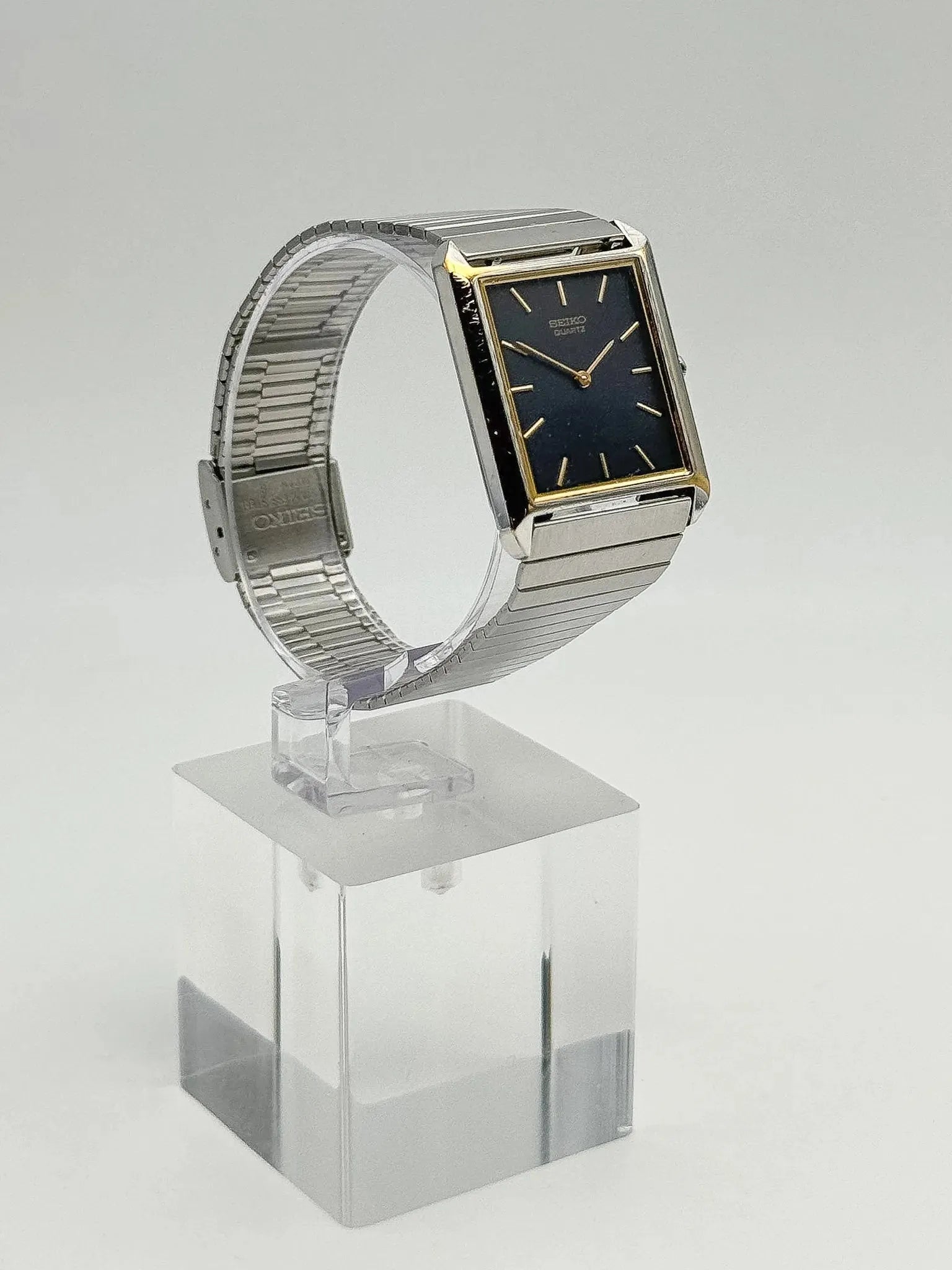 Seiko - Bracelet Acier Cadran noir - 1993 - Atelier Victor Paris - Vintage Watch Shop Dubai
