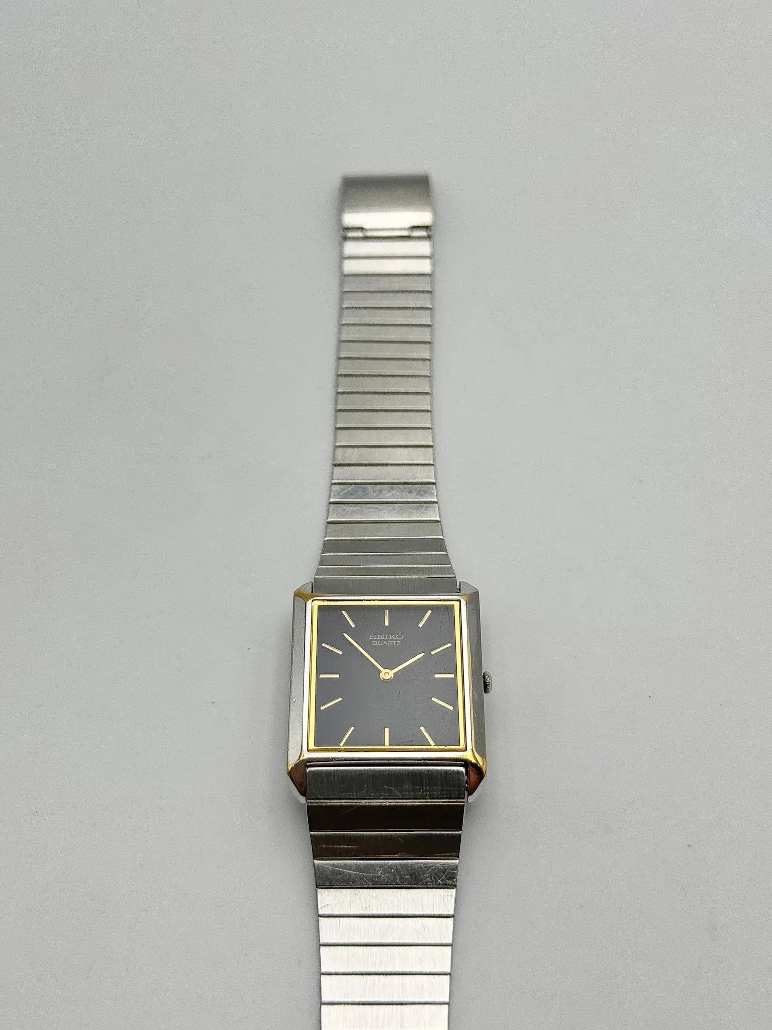 Seiko - Bracelet Acier Cadran noir - 1993 - Atelier Victor Paris - Vintage Watch Shop Dubai