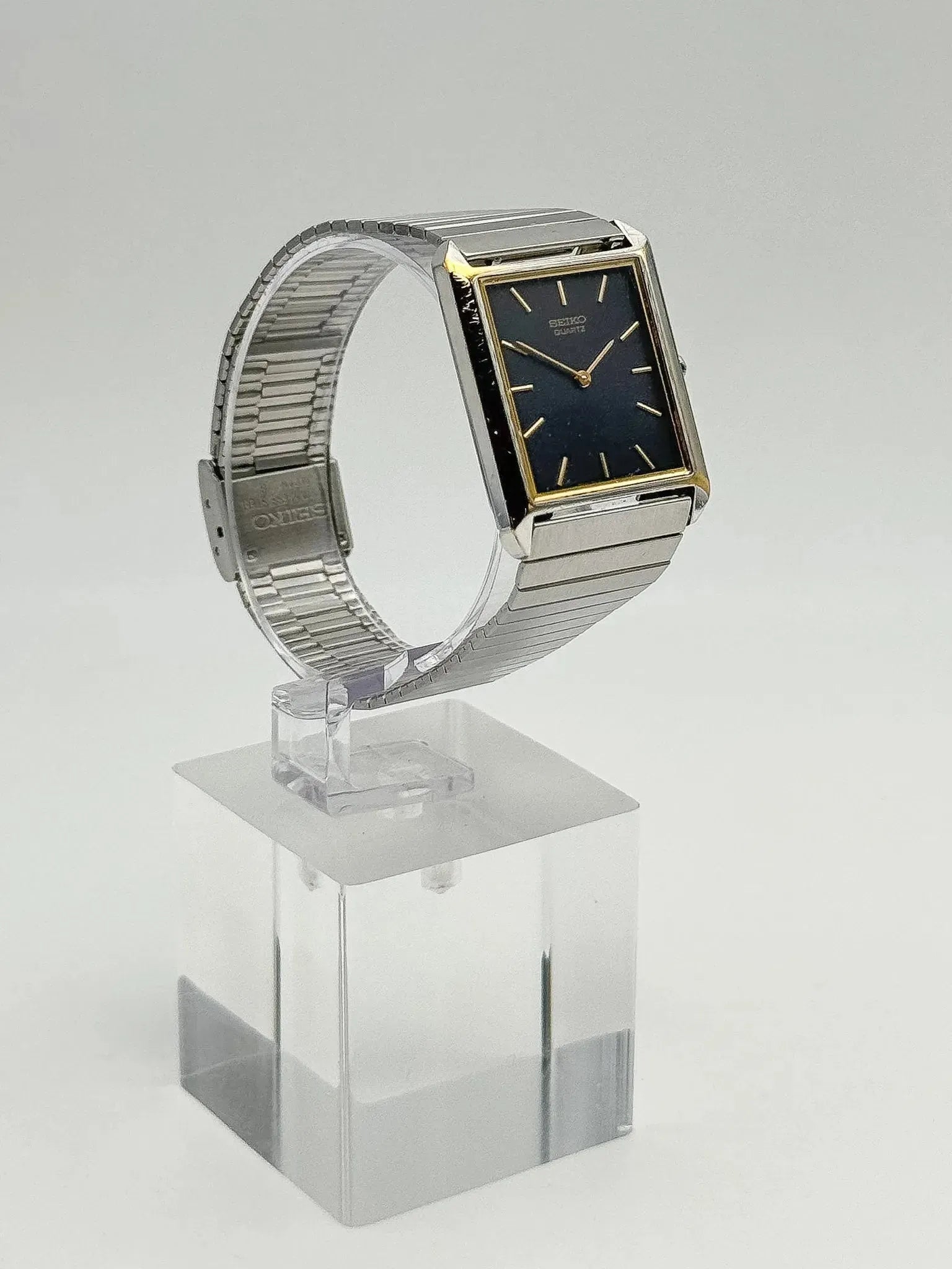 Seiko - Bracelet Acier Cadran noir - 1993 - Atelier Victor - Vintage Shop