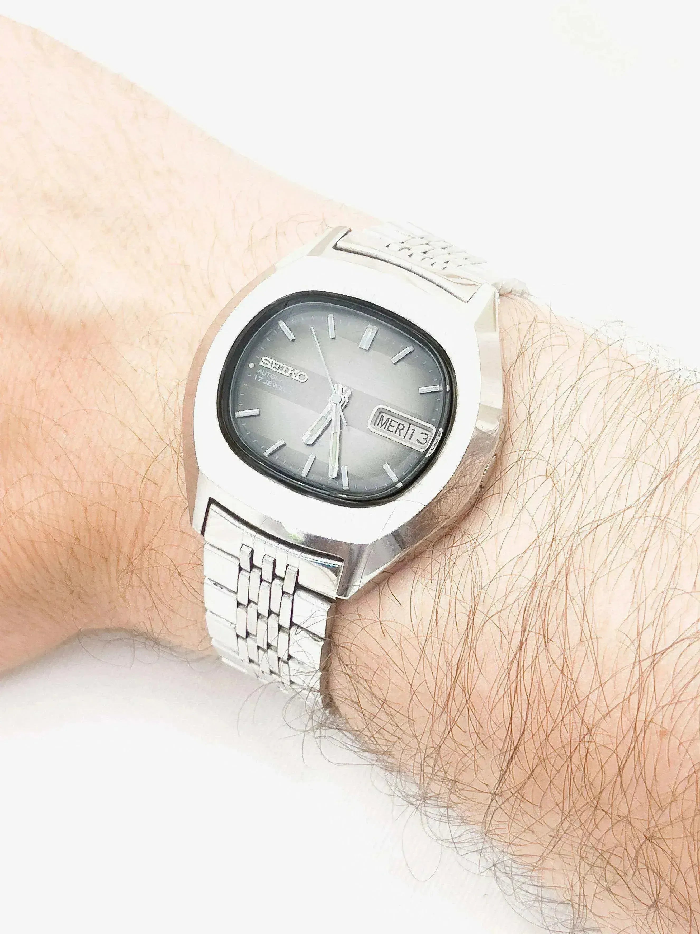 Seiko - Cadran 3 tons Acier - 1978 - Atelier Victor