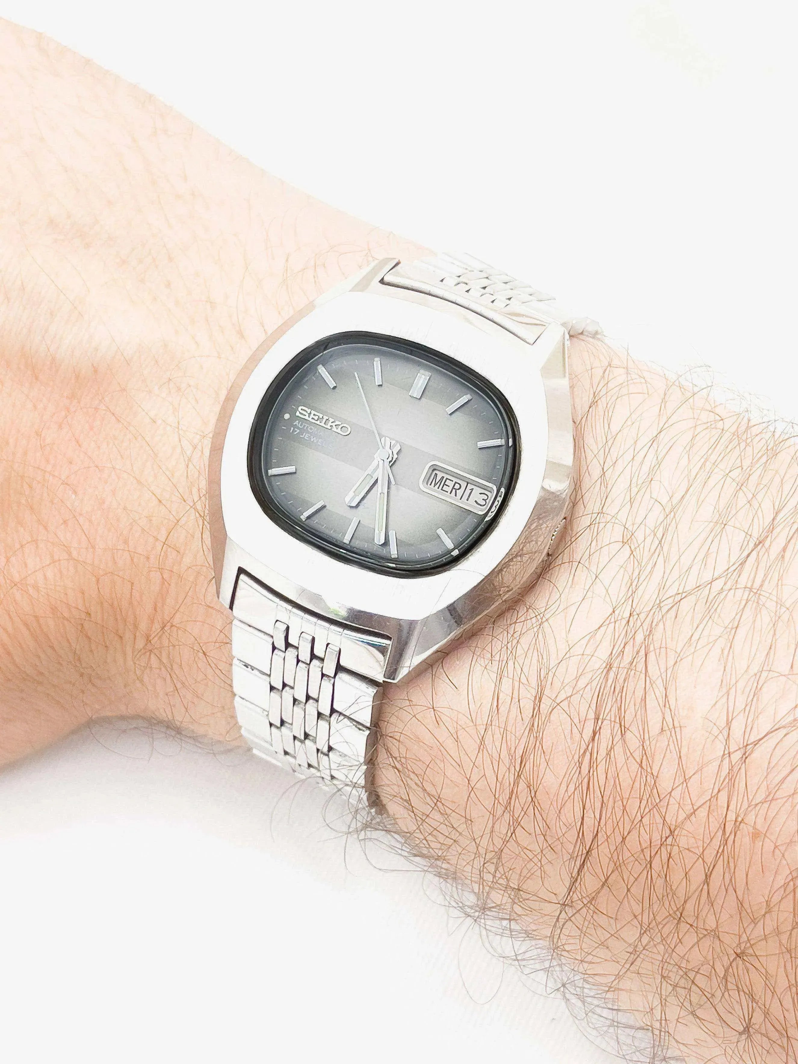 Seiko - Cadran 3 tons Acier - 1978 - Atelier Victor