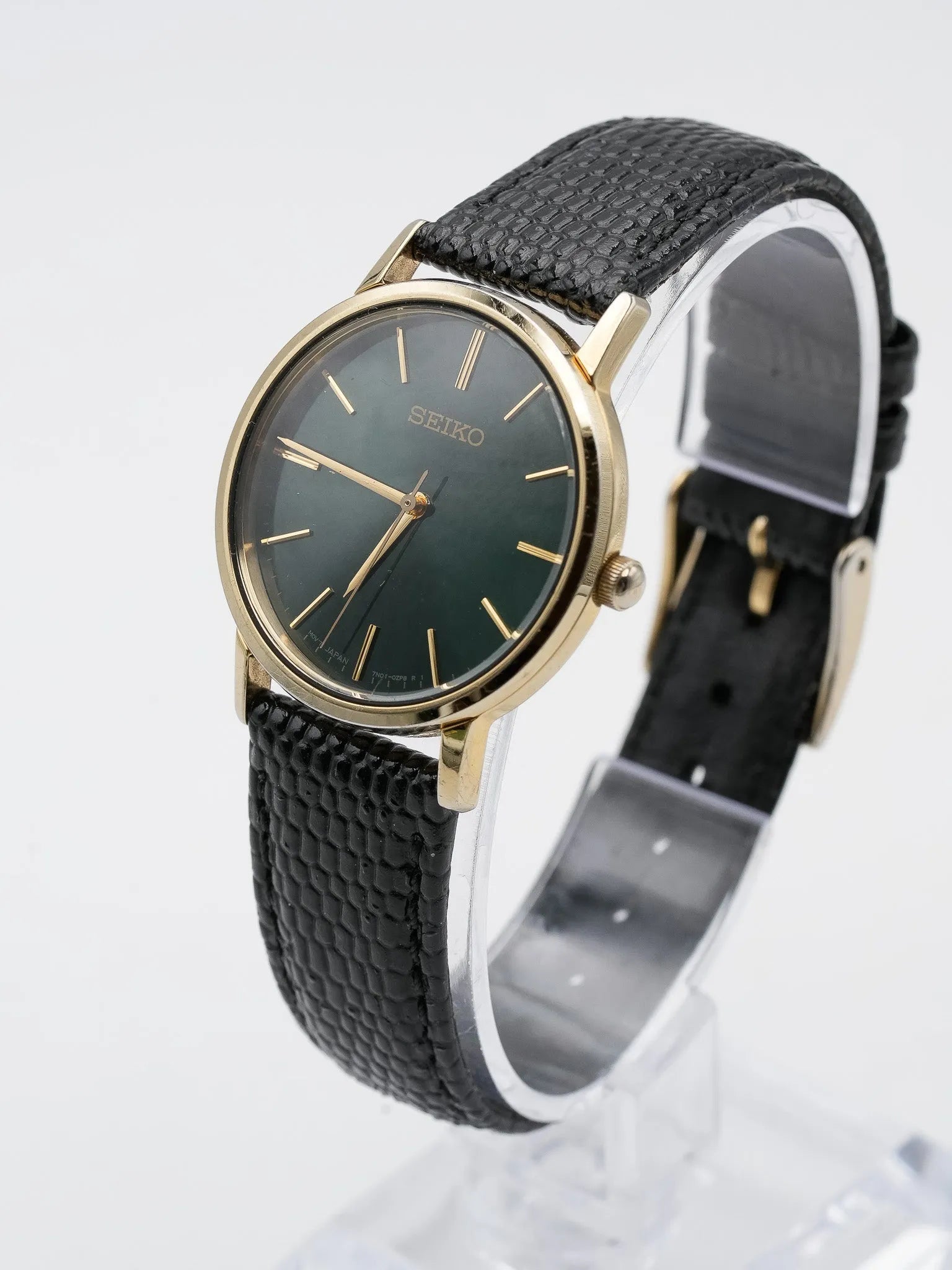 Seiko - Cadran Vert brillant index or - 2000s - Atelier Victor Paris - Vintage Watch Shop Dubai