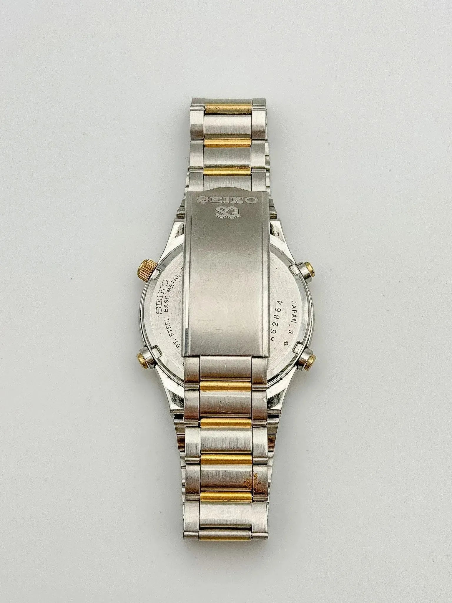 Seiko - Chrono Chocolat Two Tones - 1986 - Atelier Victor - Vintage Shop