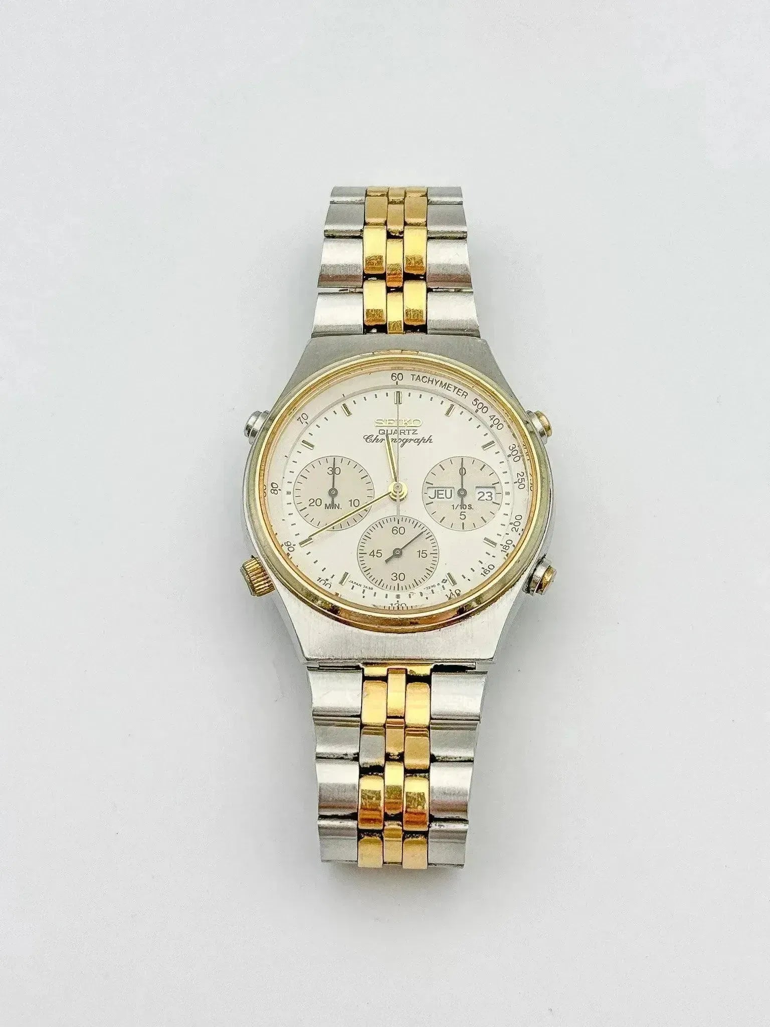 Seiko - Chronograph Daydate Royal Acier Or - 1987 - Atelier Victor