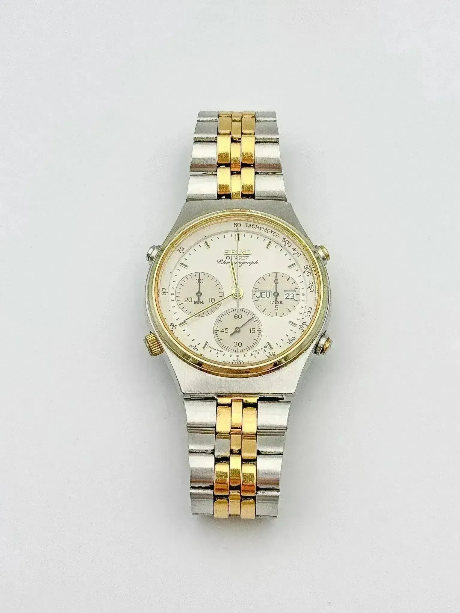 Seiko - Chronograph Daydate Royal Acier Or - 1987 - Atelier Victor