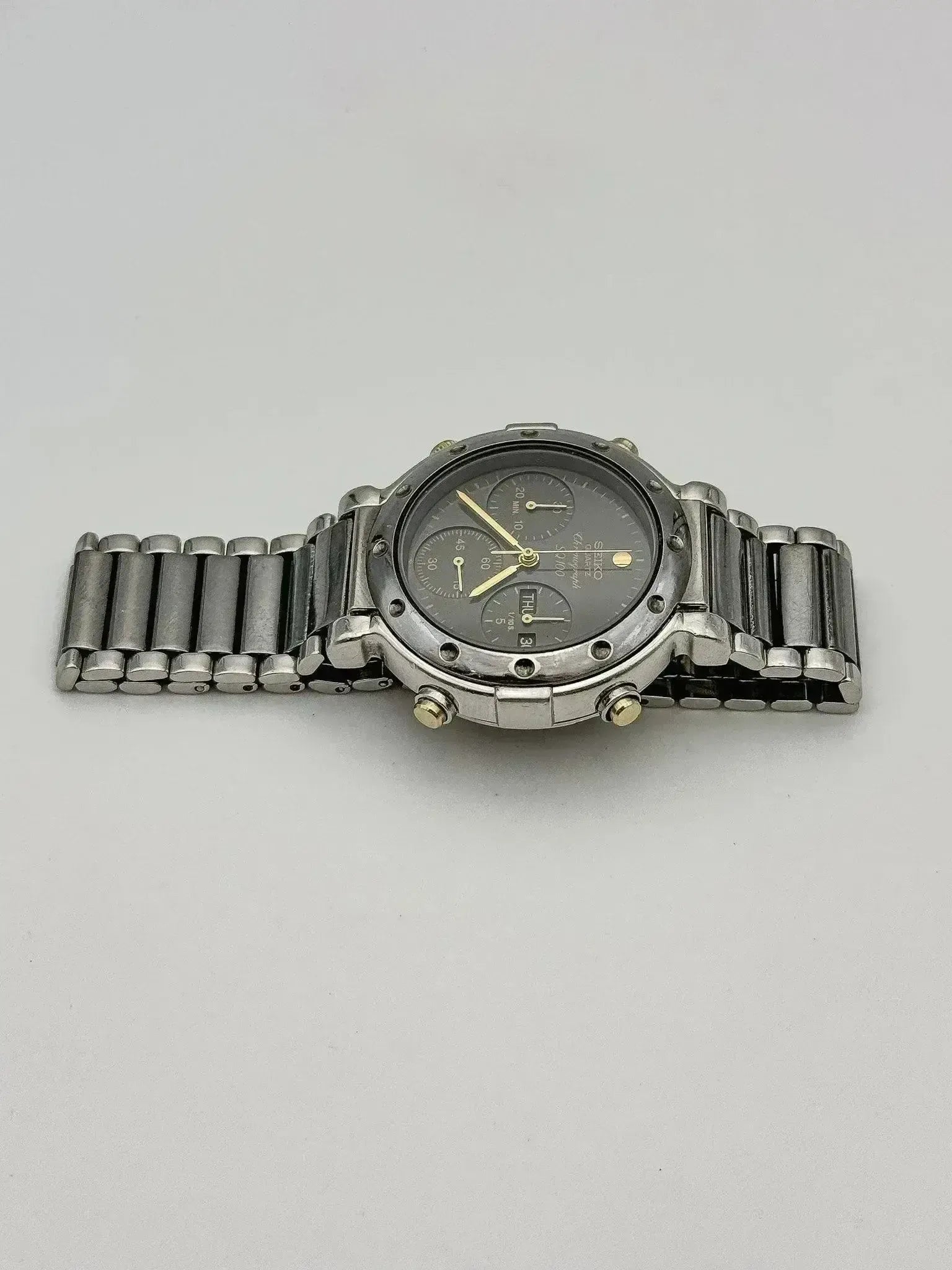 Seiko - Chronographe Grey Anthracite - 1989 - Atelier Victor