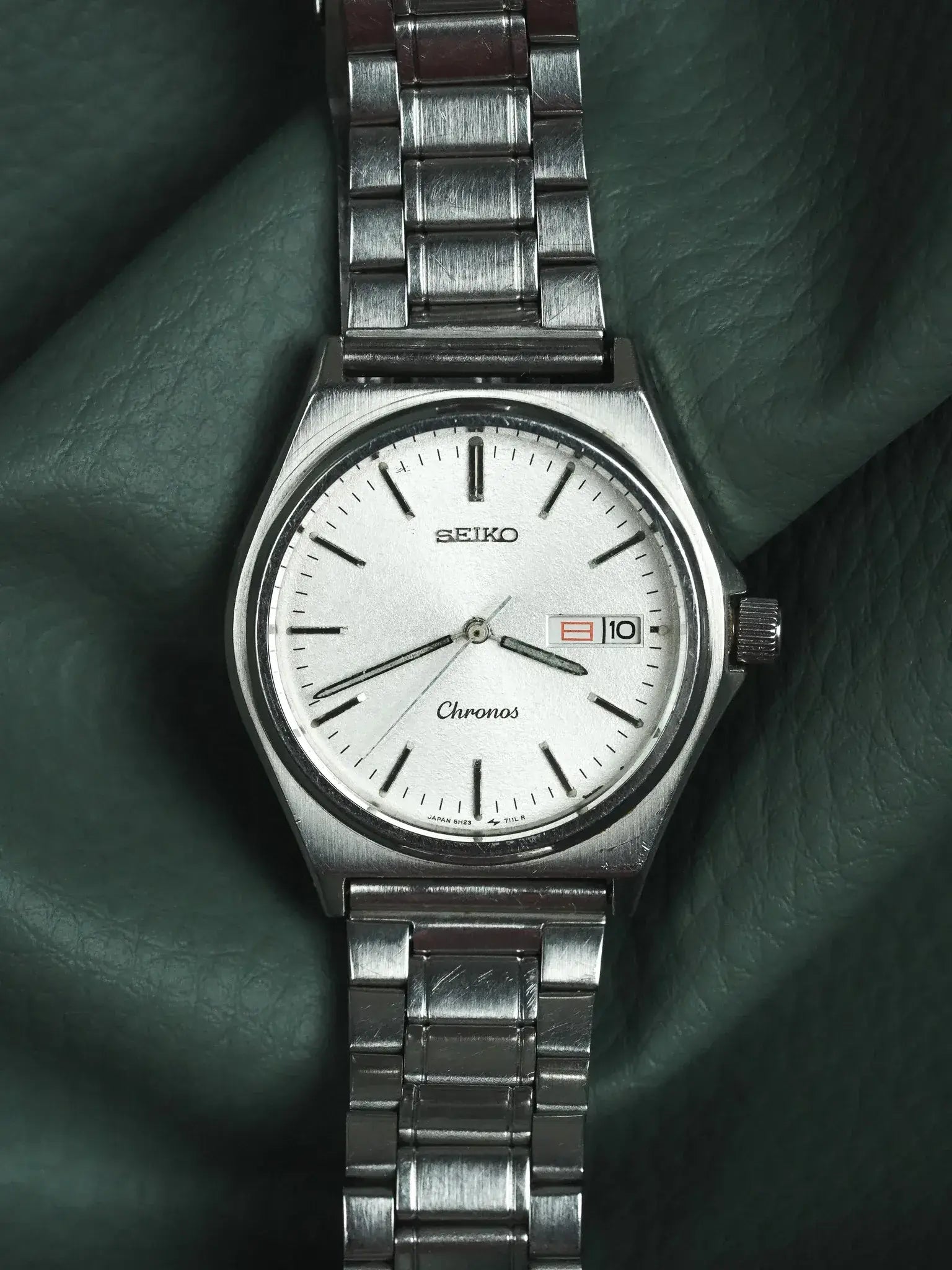 Seiko - Chronos Daydate Kanji Cadran neige acier - 1988 - Atelier Victor