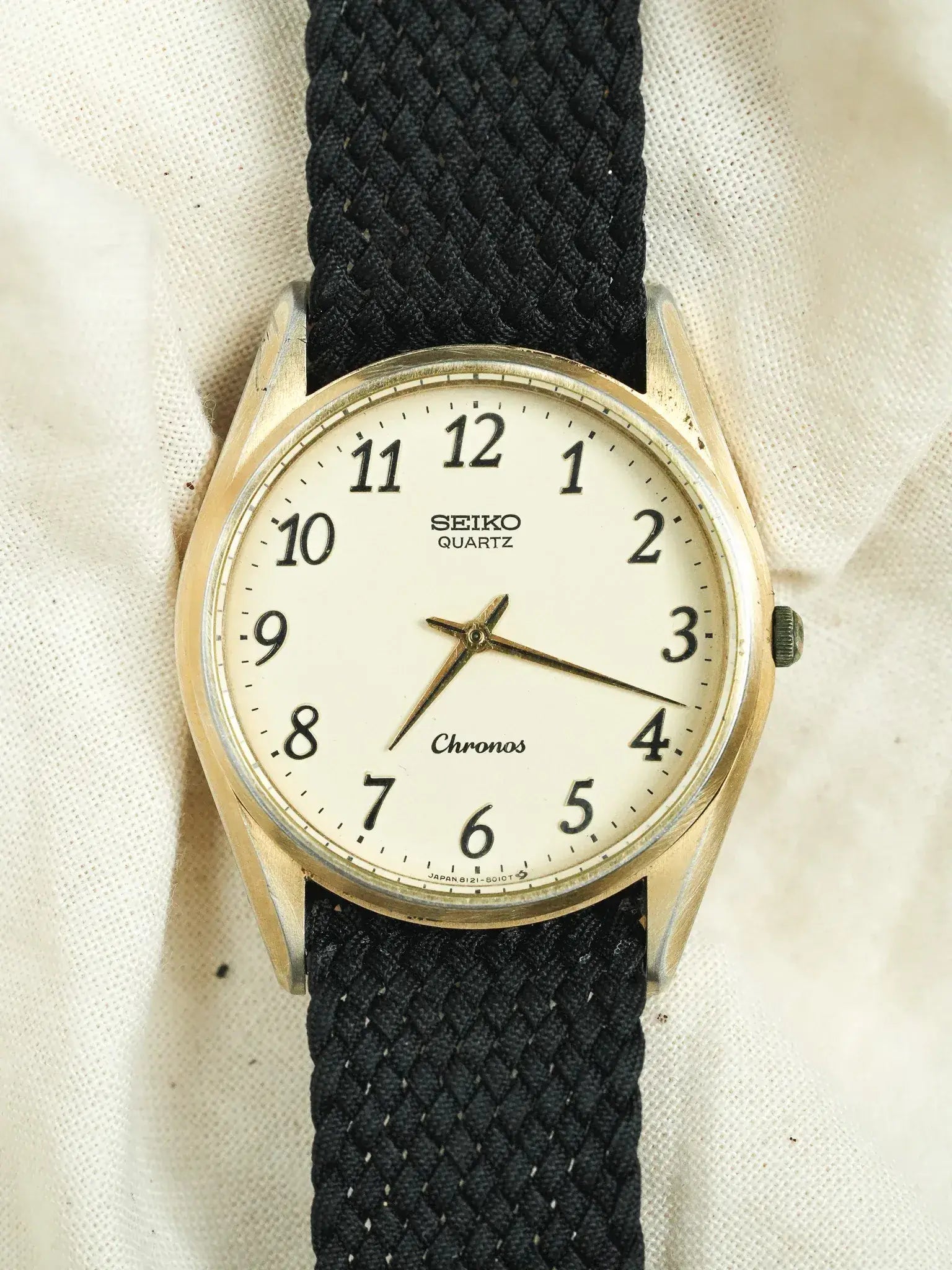 Seiko - Chronos Or Patine Chiffres Arabes - 1997 - Atelier Victor