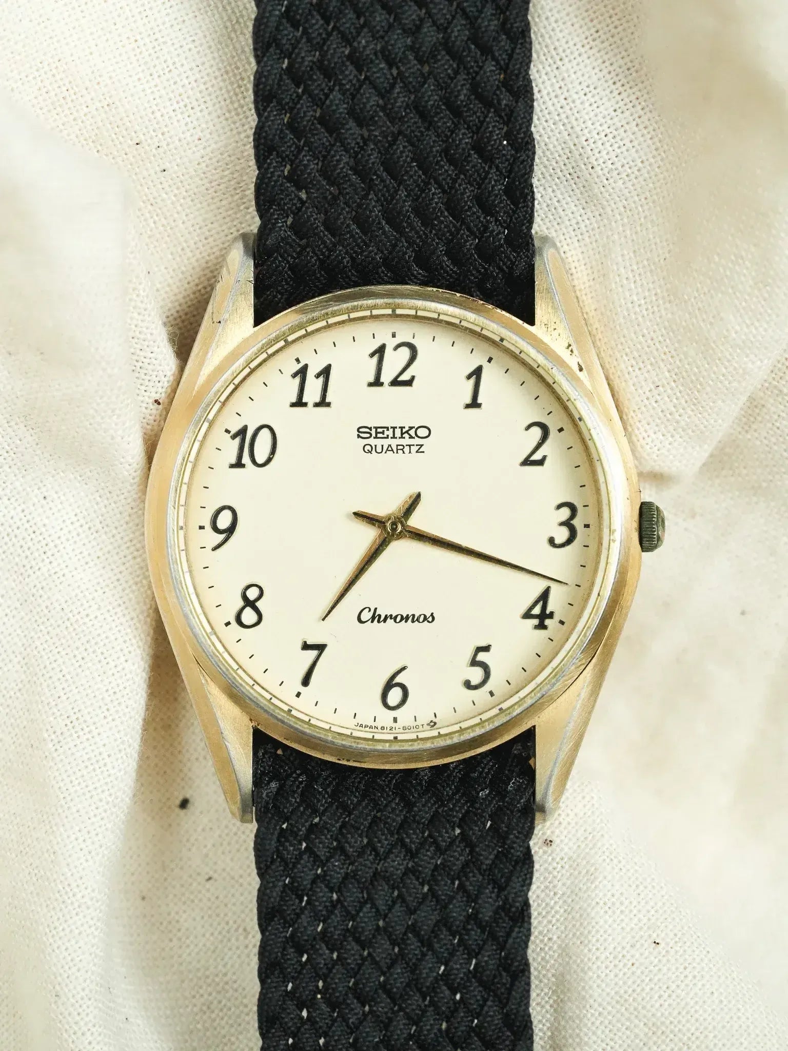 Seiko - Chronos Or Patine Chiffres Arabes - 1997 - Atelier Victor