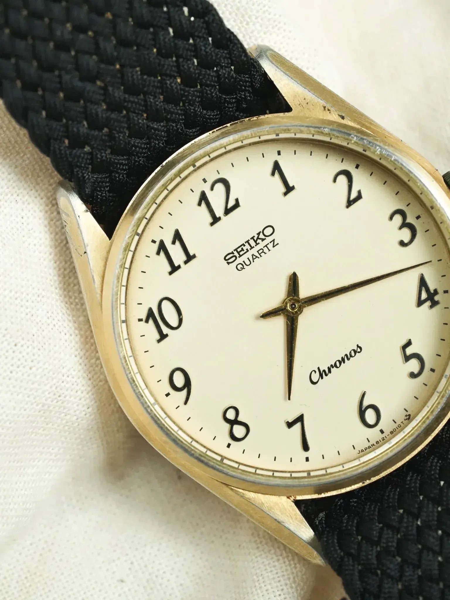 Seiko - Chronos Or Patine Chiffres Arabes - 1997 - Atelier Victor