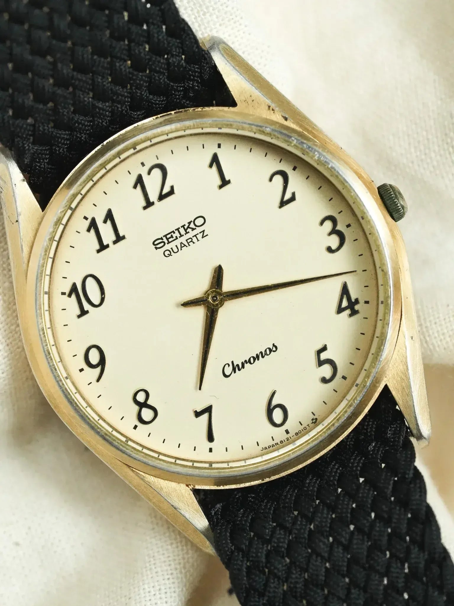 Seiko - Chronos Or Patine Chiffres Arabes - 1997 - Atelier Victor