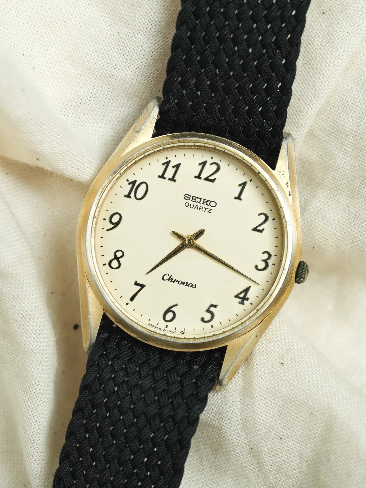 Seiko - Chronos Or Patine Chiffres Arabes - 1997 - Atelier Victor