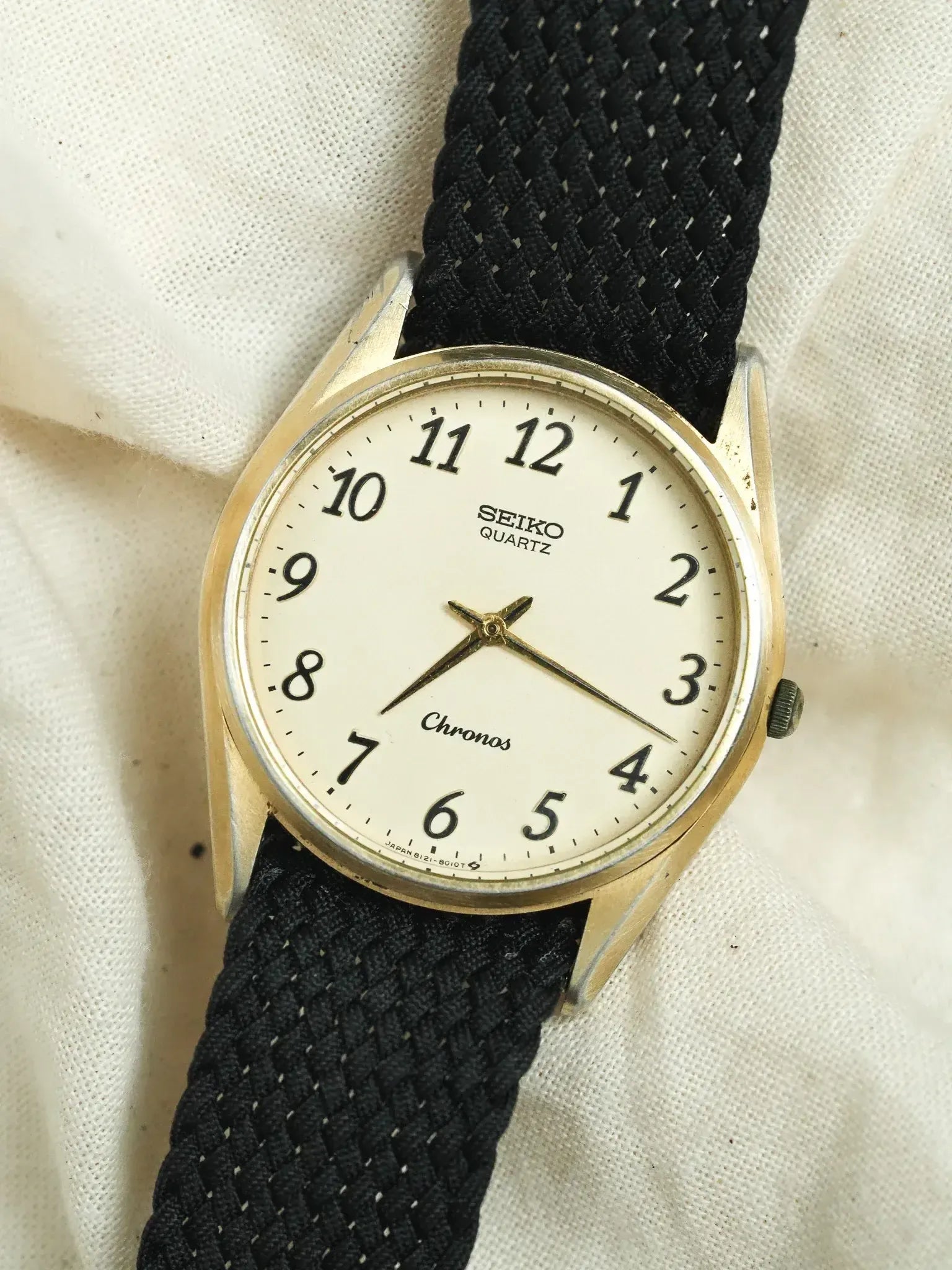 Seiko - Chronos Or Patine Chiffres Arabes - 1997 - Atelier Victor