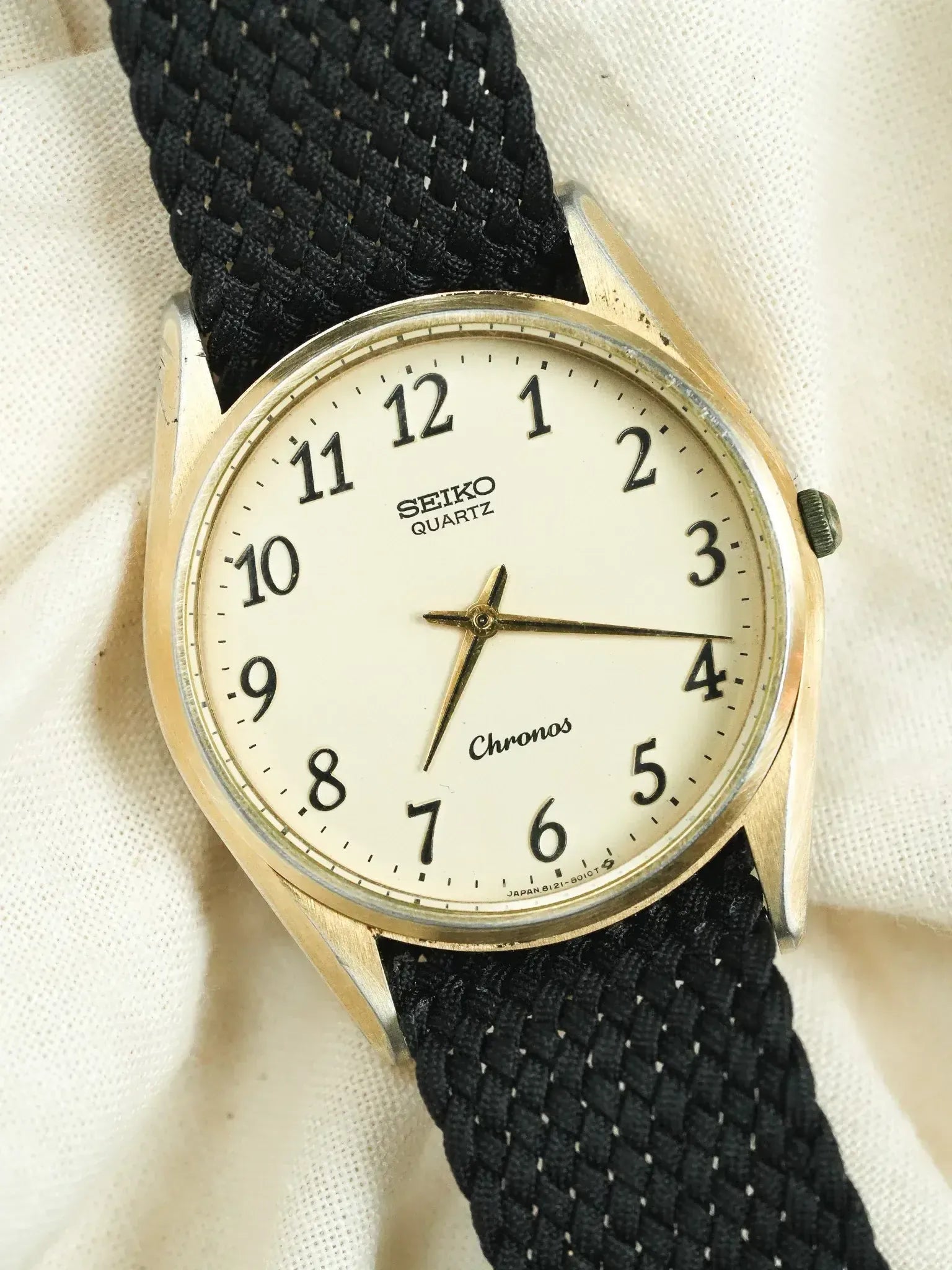 Seiko - Chronos Or Patine Chiffres Arabes - 1997 - Atelier Victor