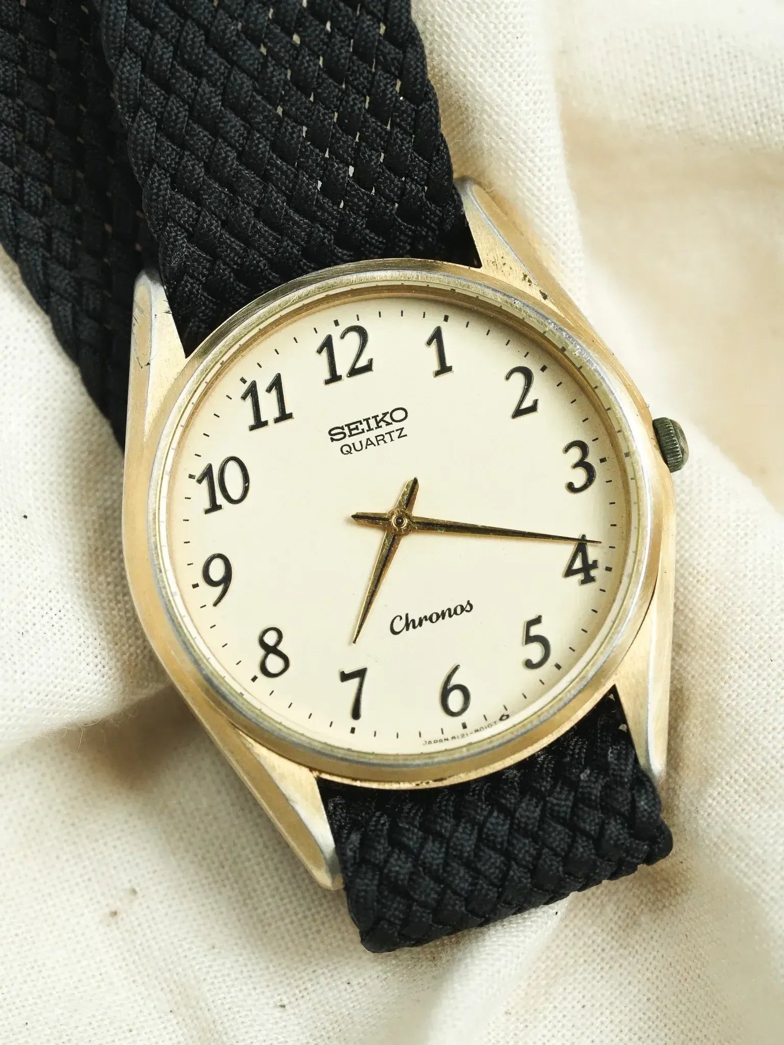 Seiko - Chronos Or Patine Chiffres Arabes - 1997 - Atelier Victor