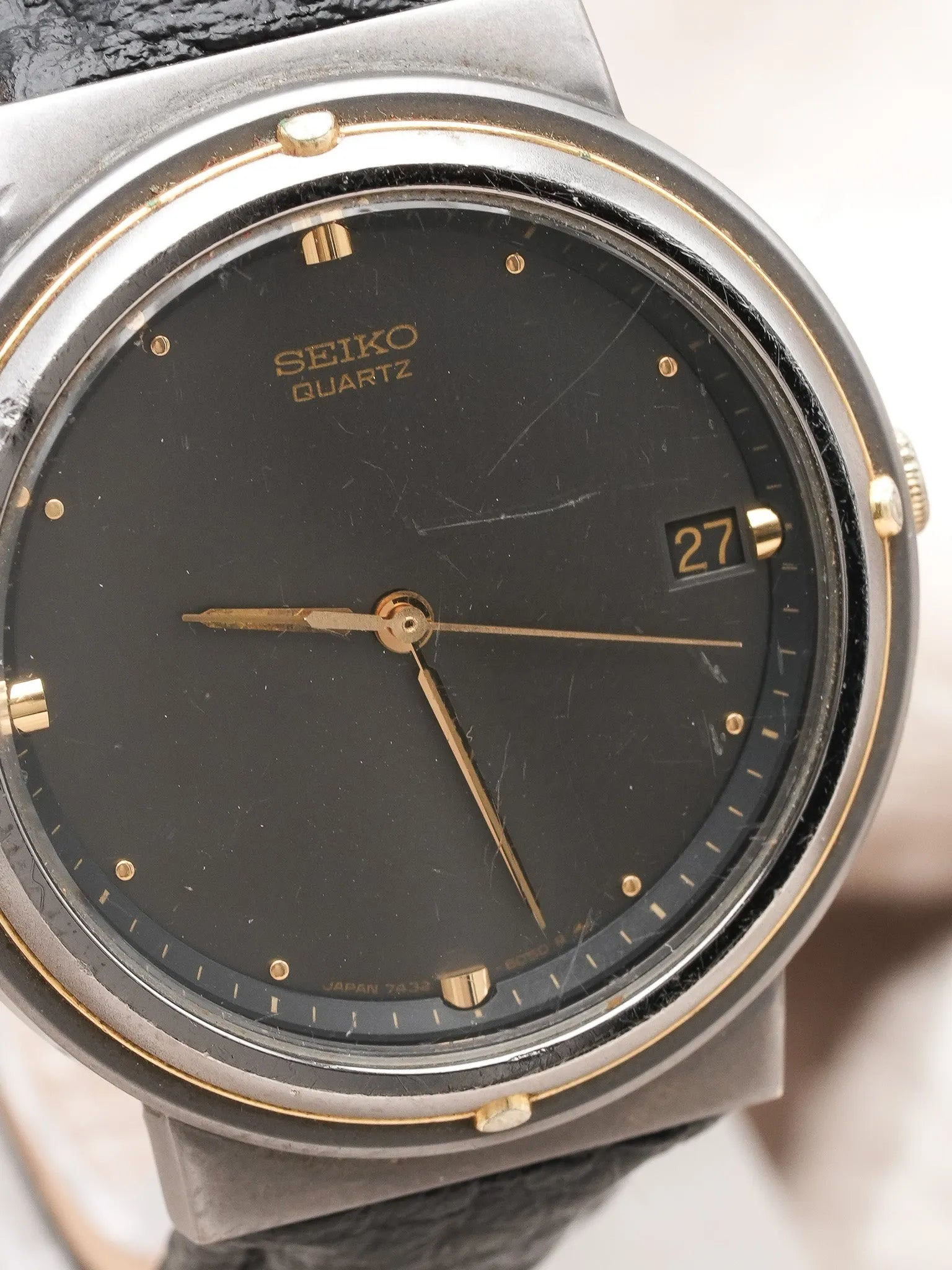 Seiko - Circle Anthracite Or - 1984 - Atelier Victor - Vintage Shop