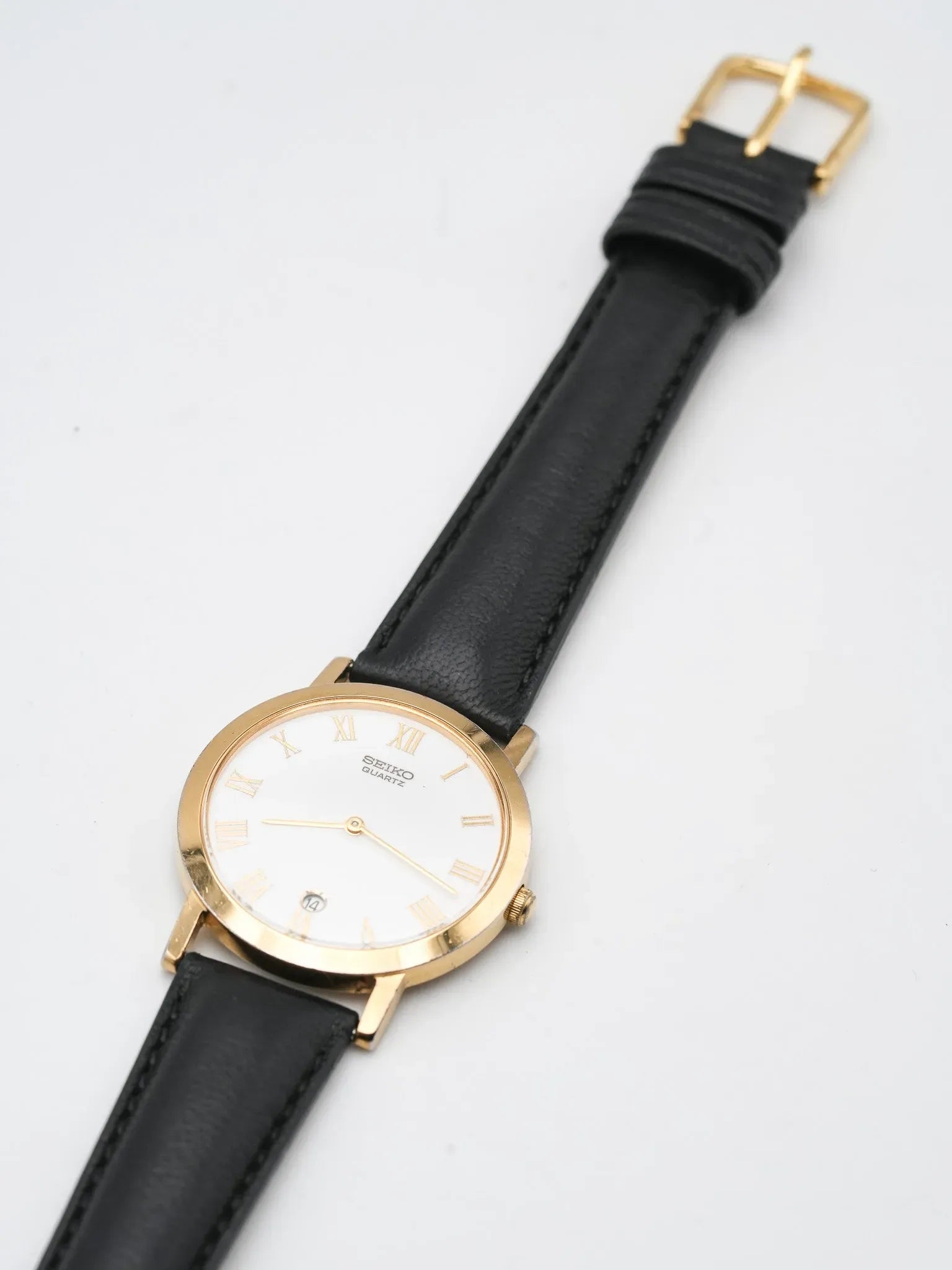 Seiko - Circle Or Blanc Date 6H - 1990 - Atelier Victor