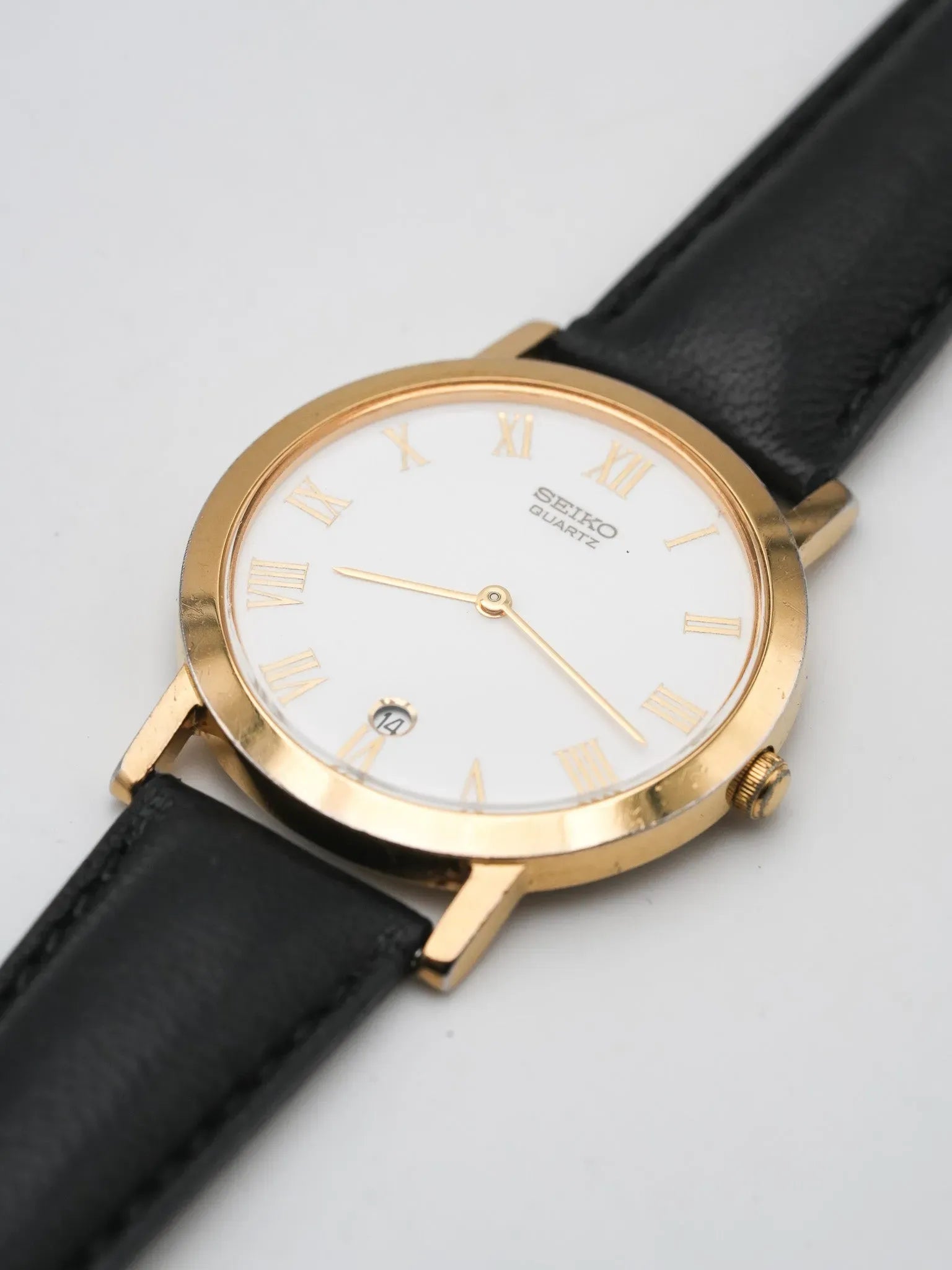 Seiko - Circle Or Blanc Date 6H - 1990 - Atelier Victor