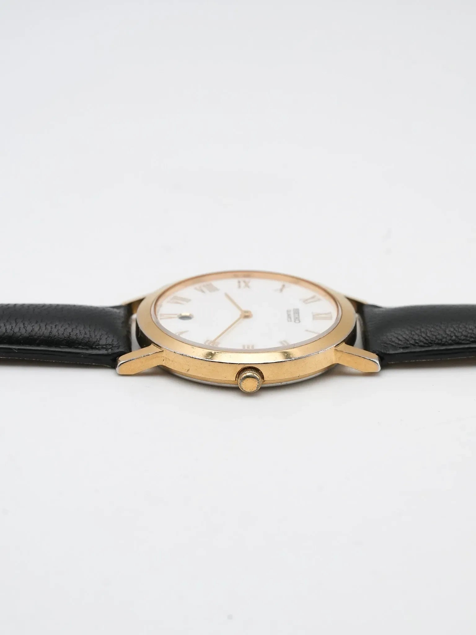 Seiko - Circle Or Blanc Date 6H - 1990 - Atelier Victor