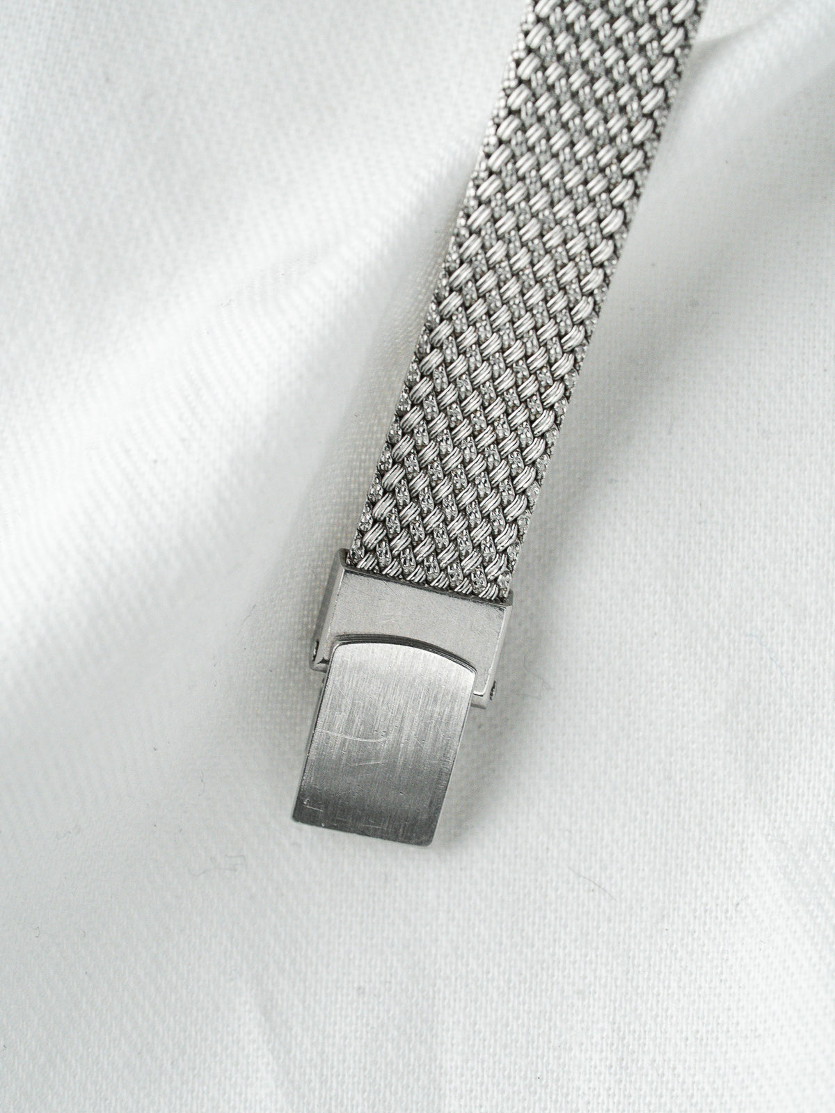 Seiko Credor 1271-5030 Uhr Stahl — Mini-Kissen Geflochtenes Mesh (1979)