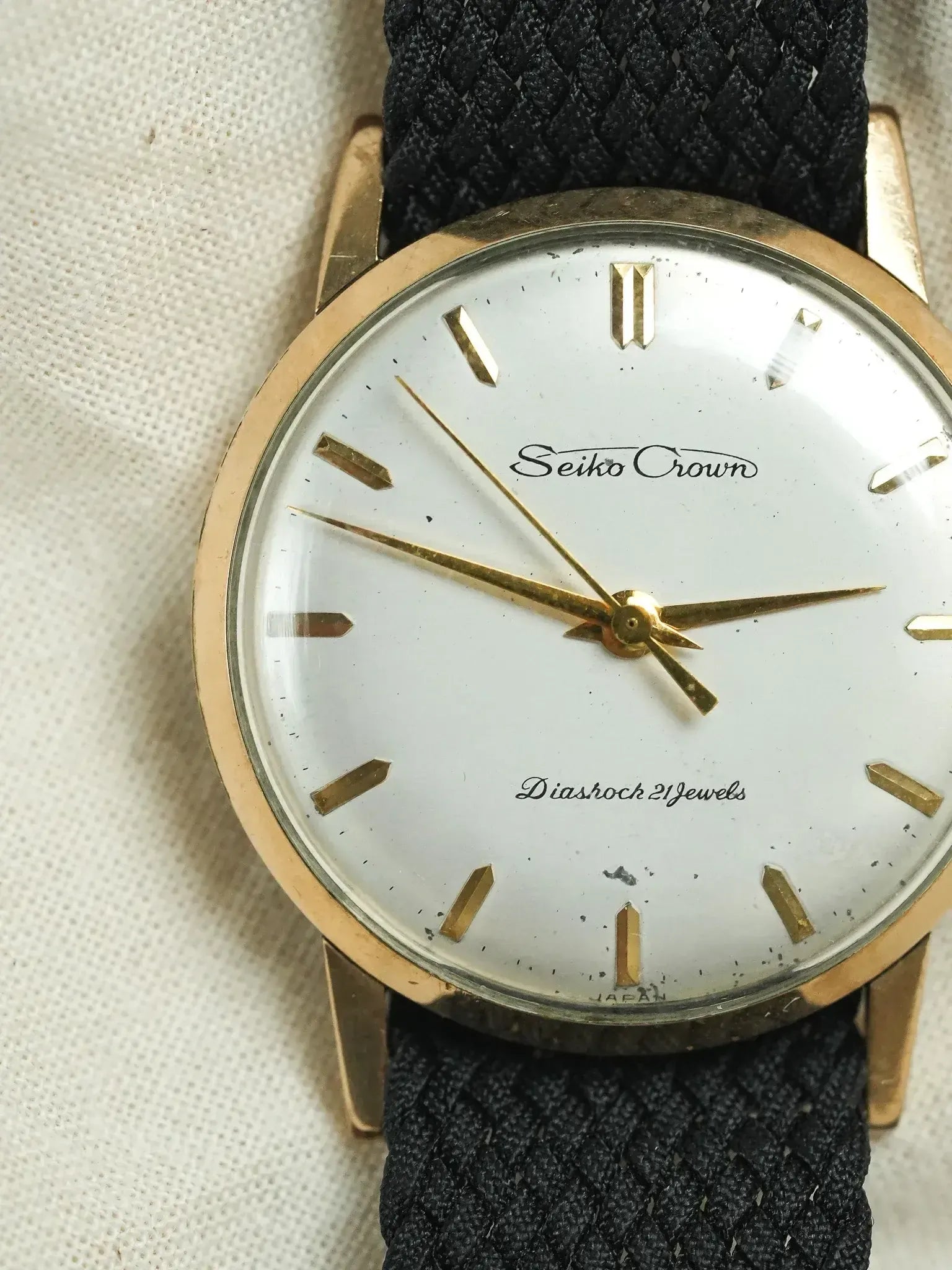 Seiko - Crown Diashoch 21 Plaqué or dauphine - 1960 - Atelier Victor