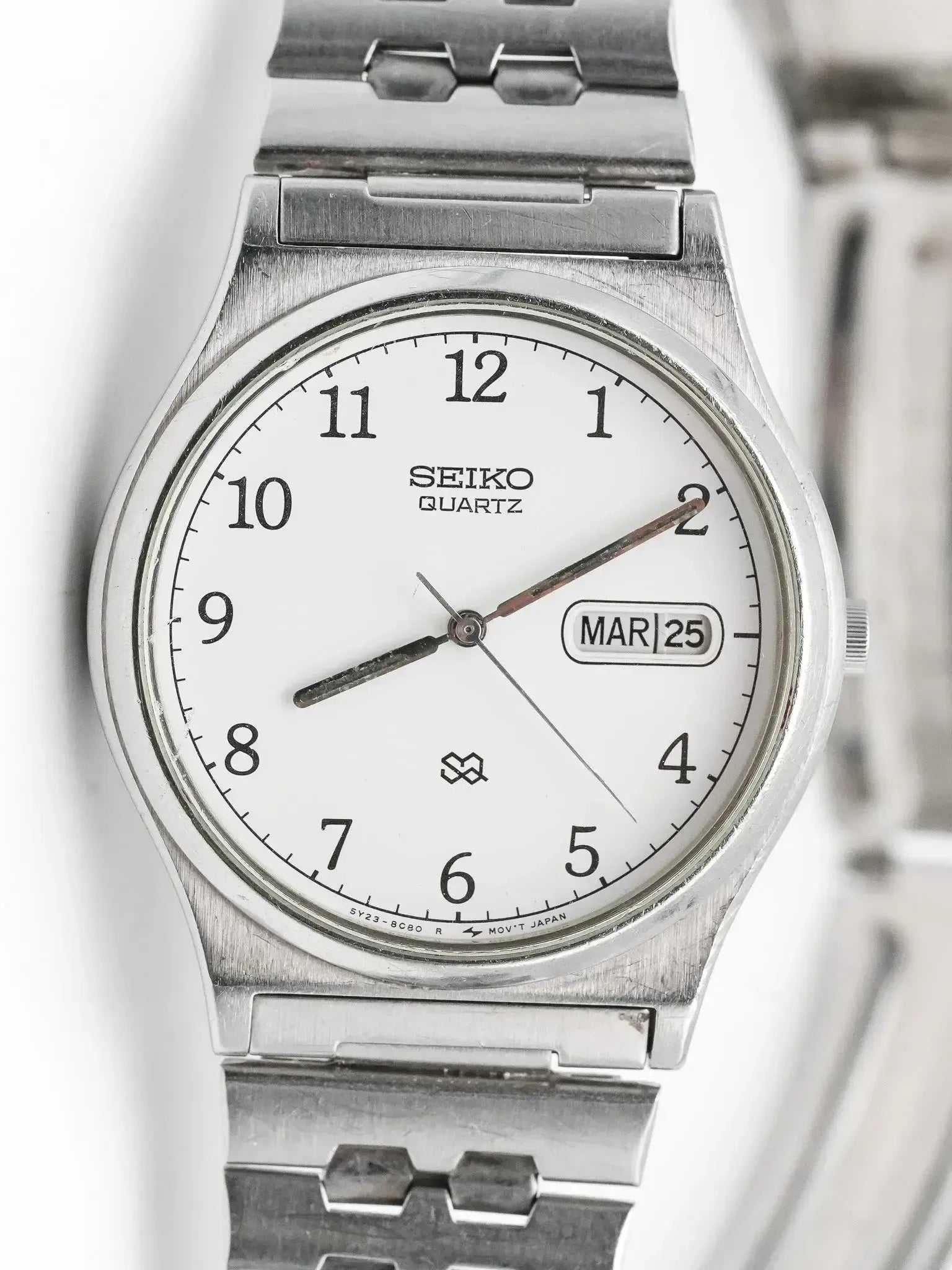 Seiko - Daydate blanc acier - 1978 - Atelier Victor