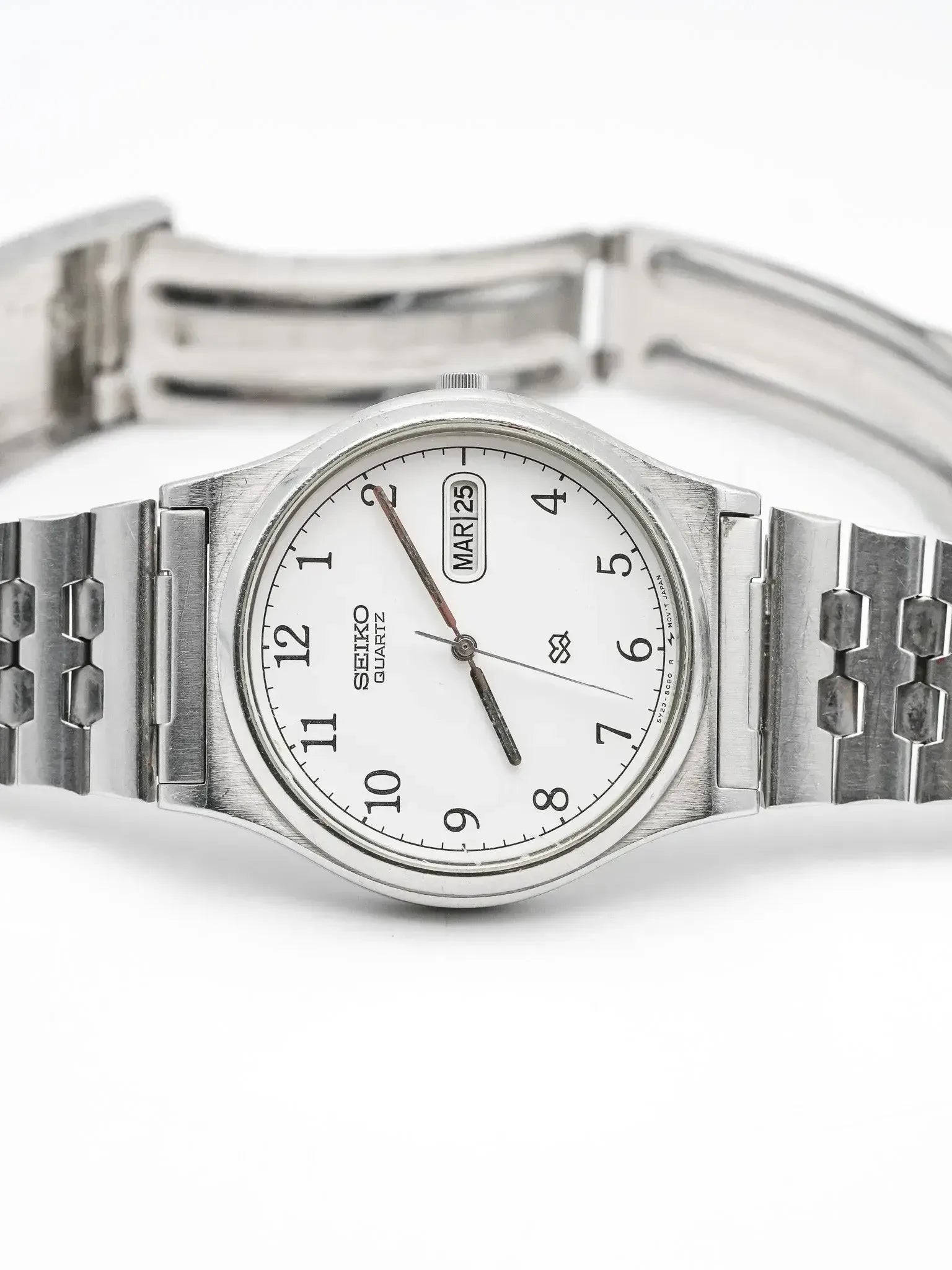 Seiko - Daydate blanc acier - 1978 - Atelier Victor