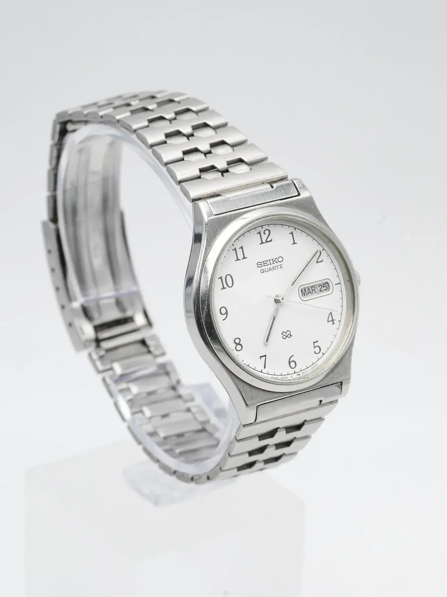 Seiko - Daydate blanc acier - 1978 - Atelier Victor