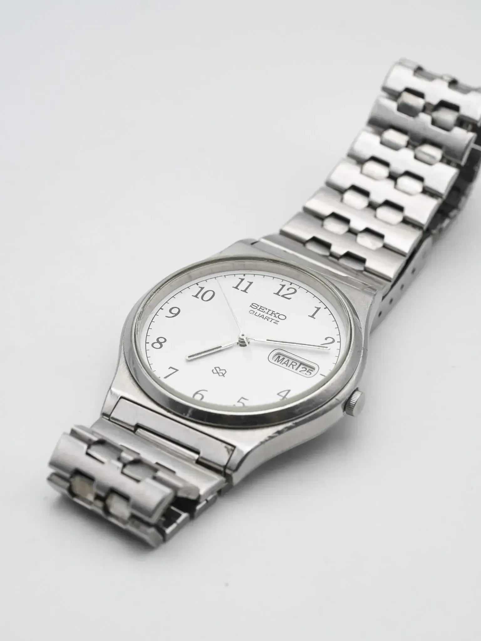Seiko - Daydate blanc acier - 1978 - Atelier Victor