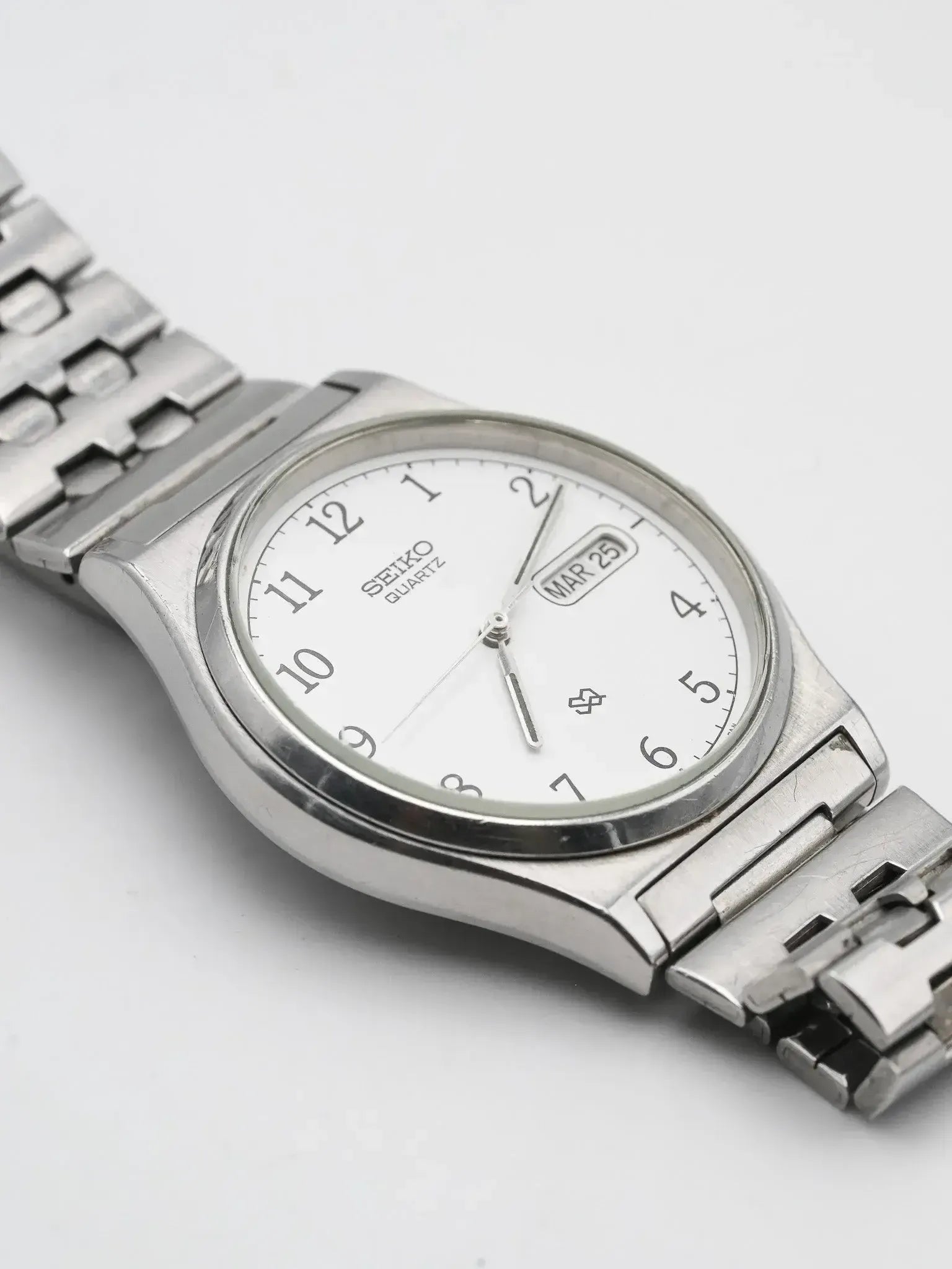 Seiko - Daydate blanc acier - 1978 - Atelier Victor
