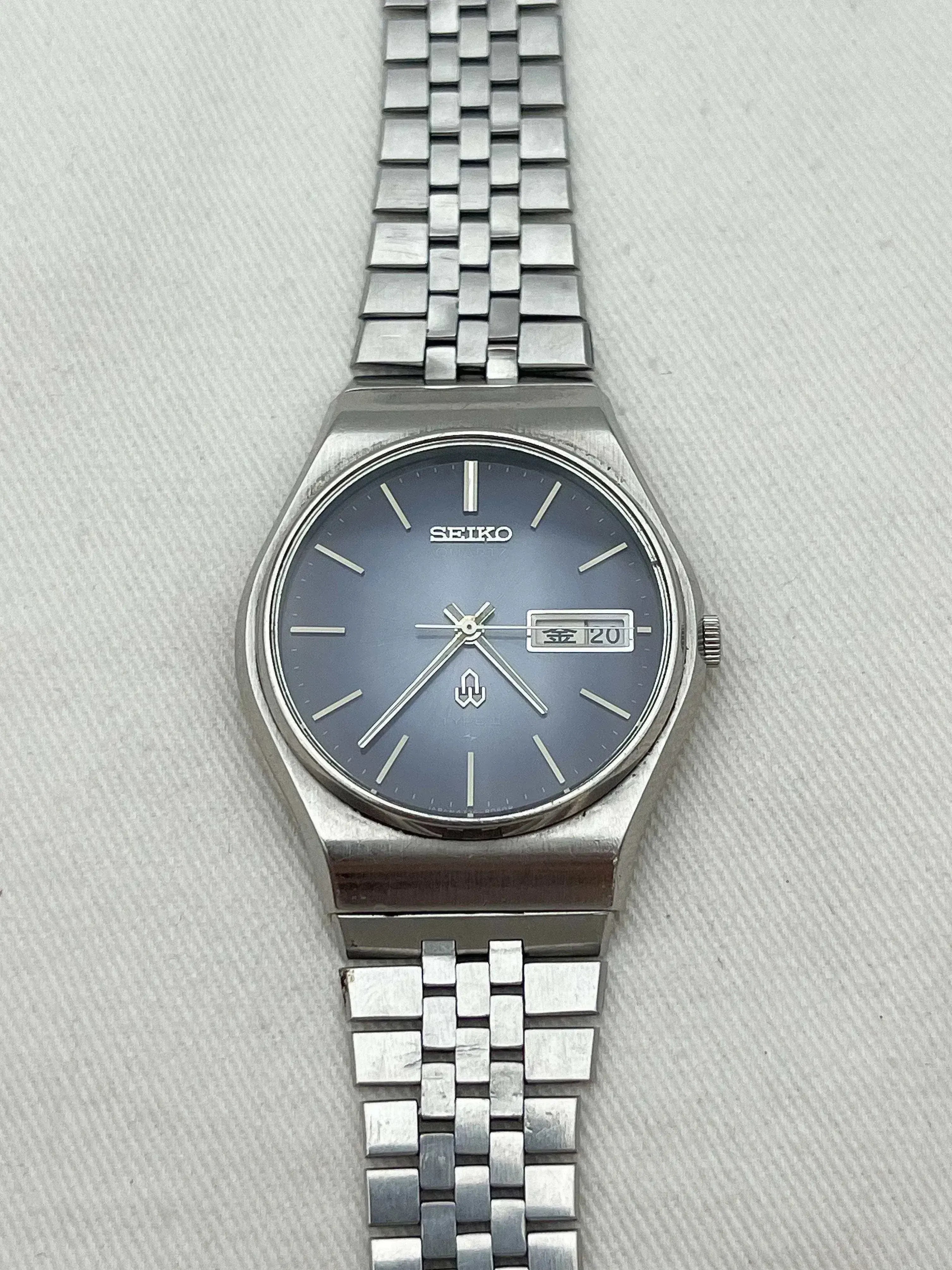 Seiko - Daydate Kanji Type II Bleu & Noir - 1977 - Atelier Victor